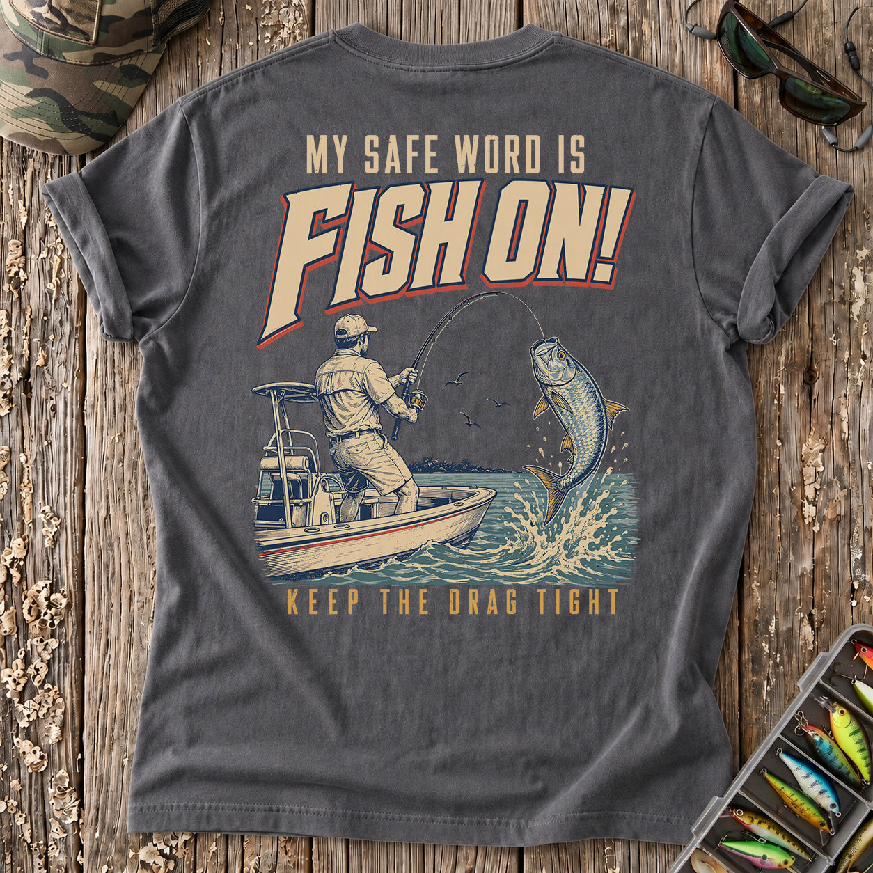 My Safe Word Is Fish On T-Shirt