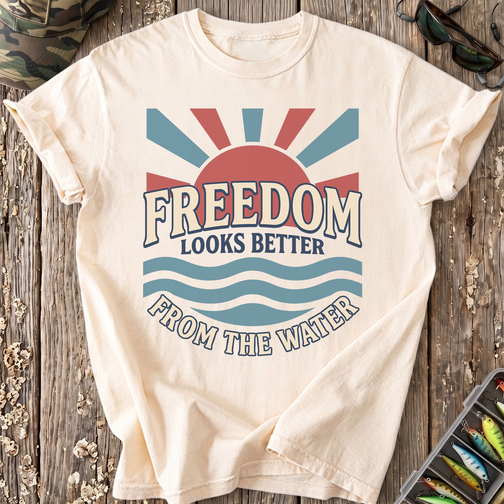 Freedom Looks Better From the Water T-Shirt