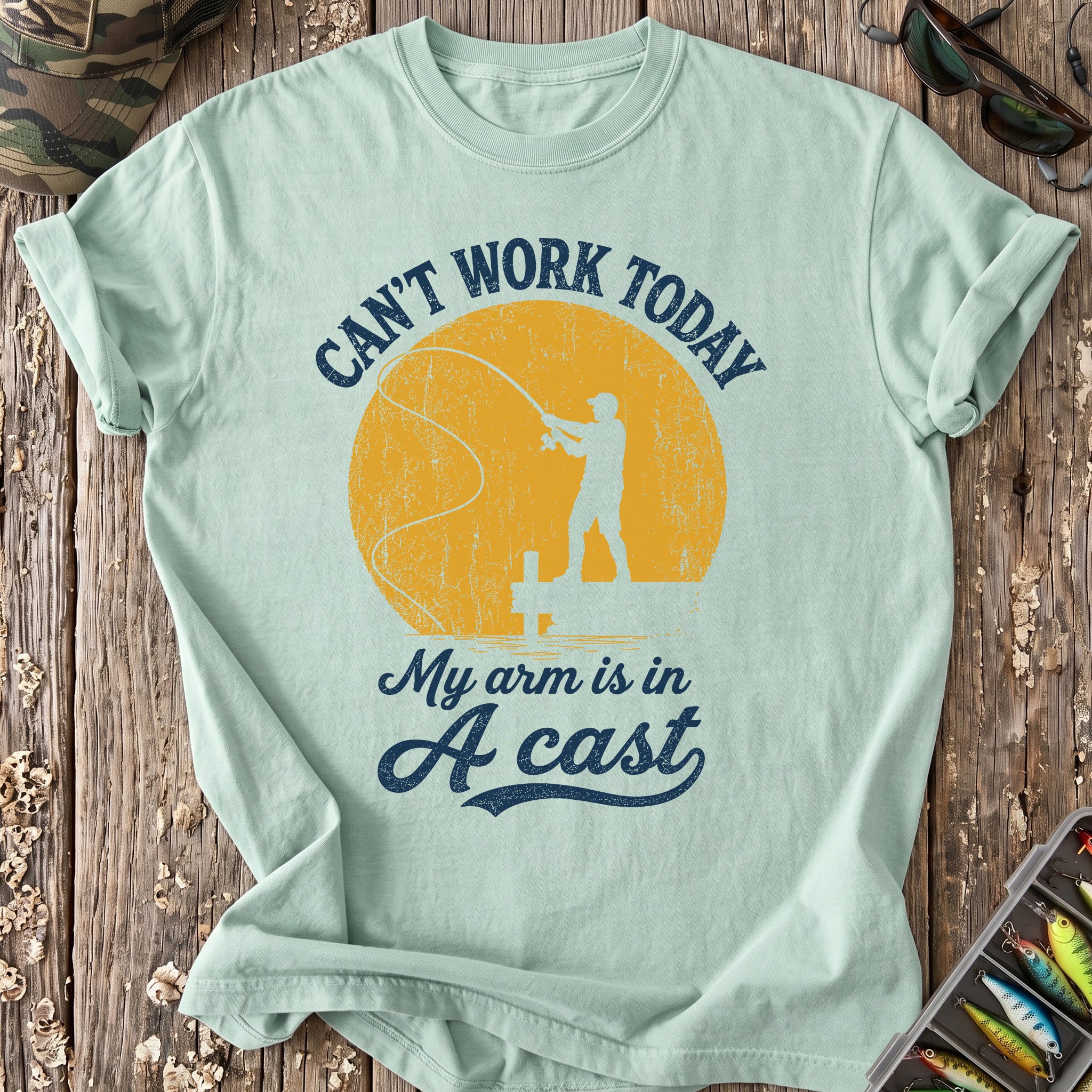 Can't Work My Arm Is In A Cast T-Shirt