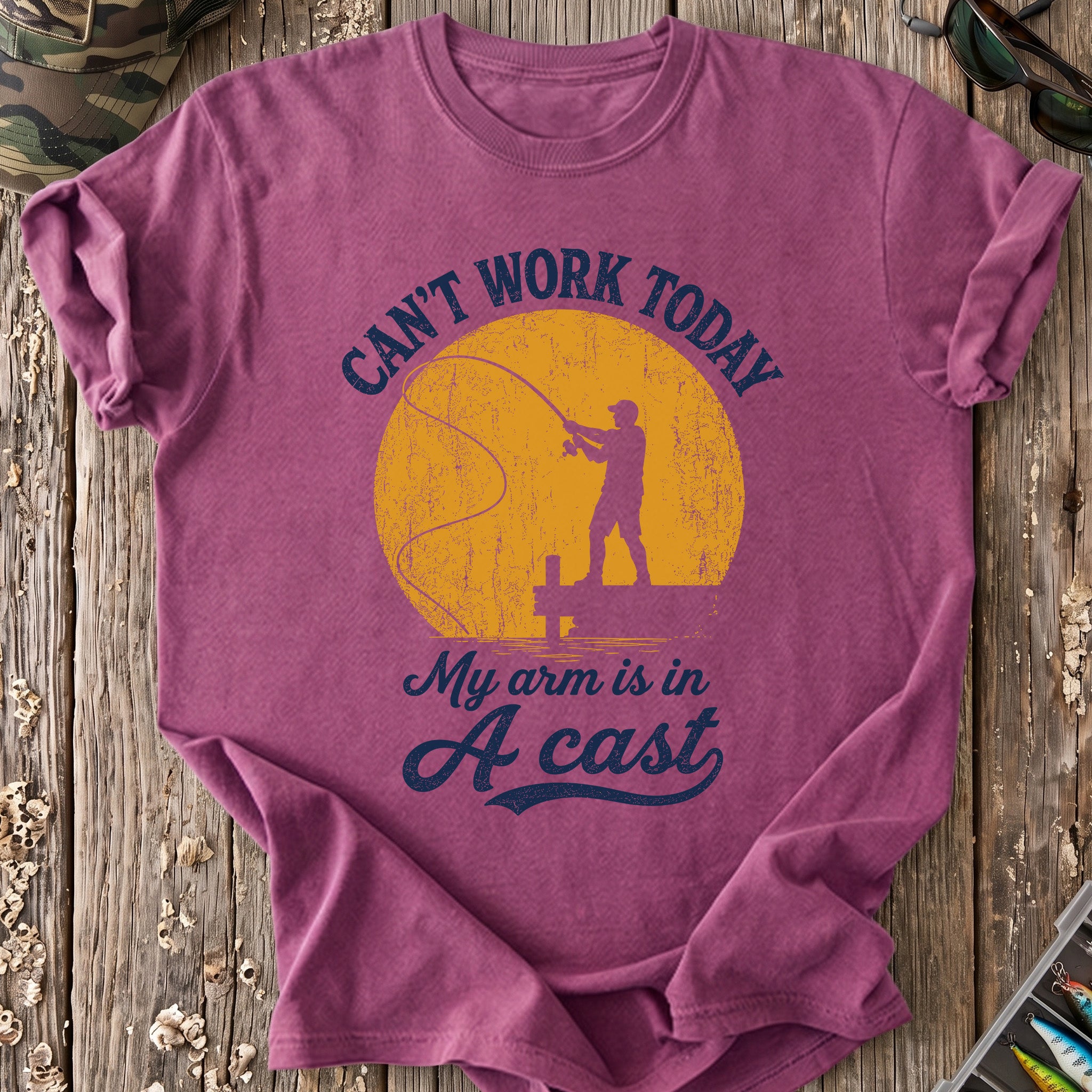 Can't Work My Arm Is In A Cast T-Shirt
