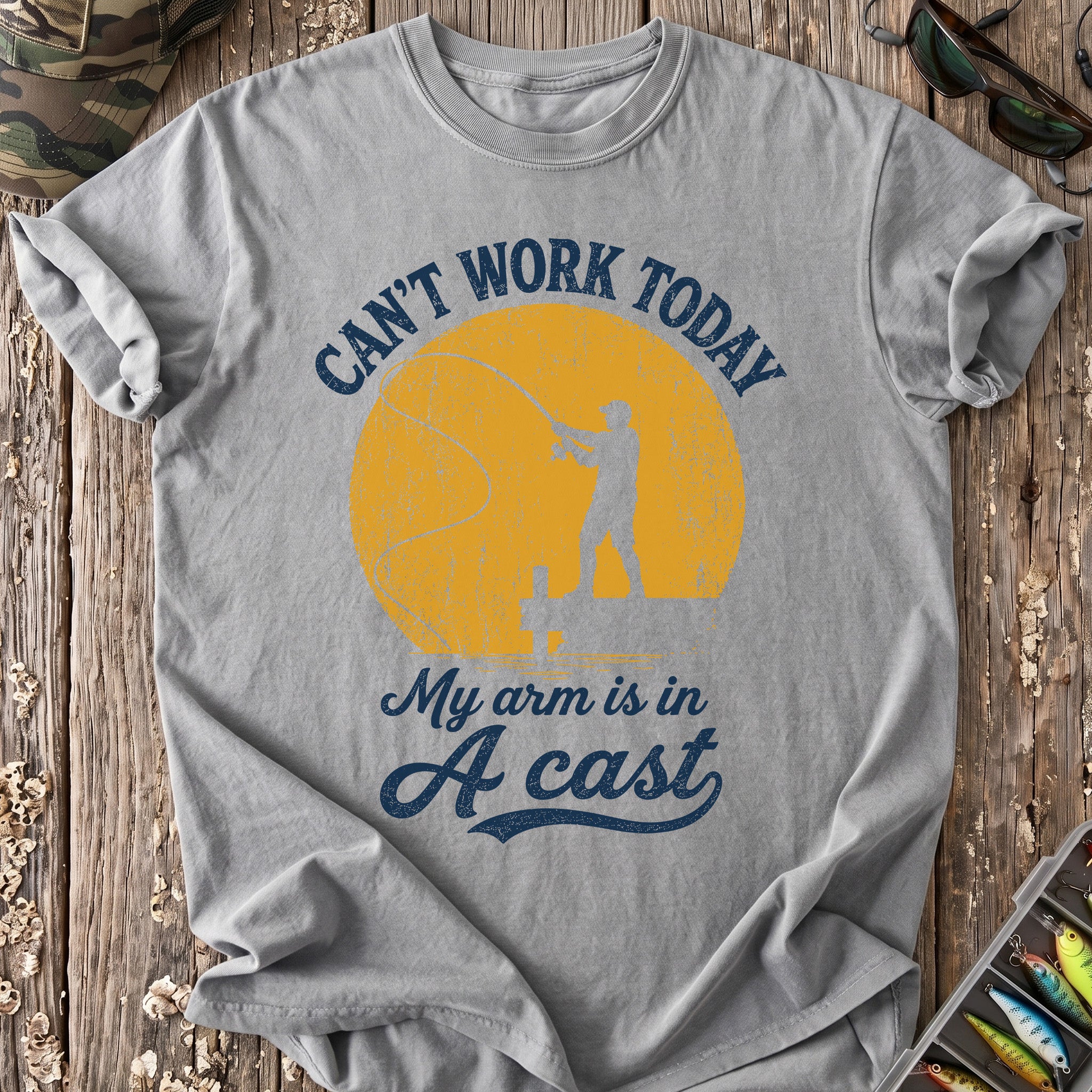 Can't Work My Arm Is In A Cast T-Shirt