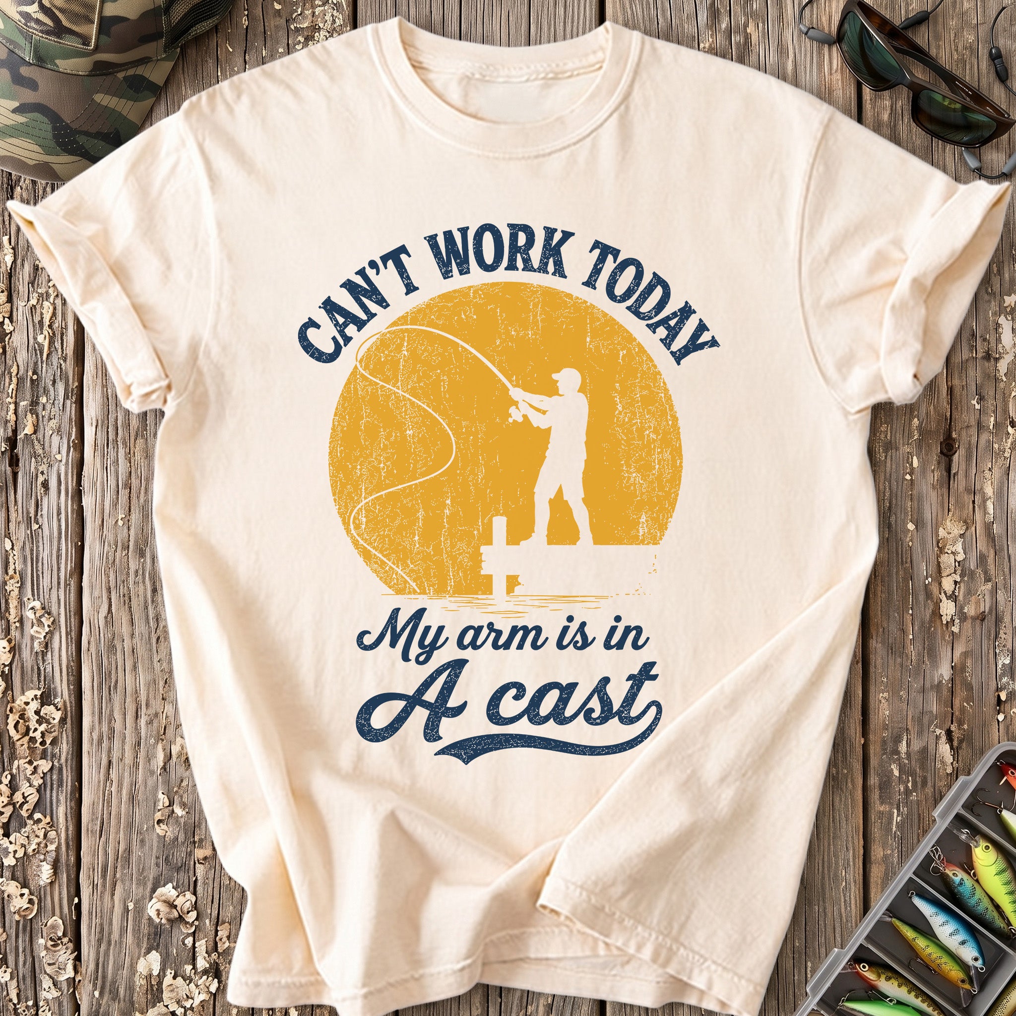 Can't Work My Arm Is In A Cast T-Shirt
