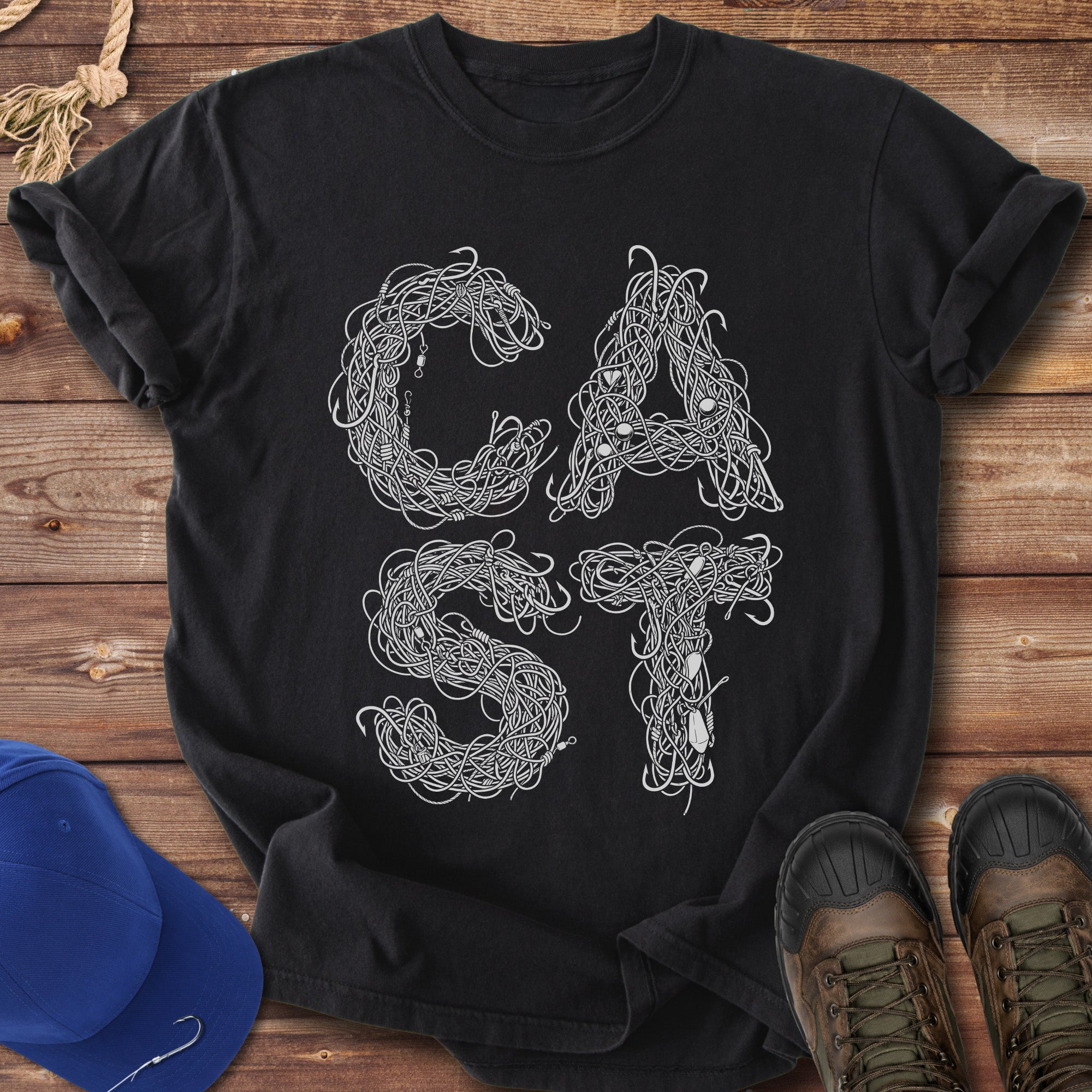 Tangled Fishing Line CAST T-Shirt