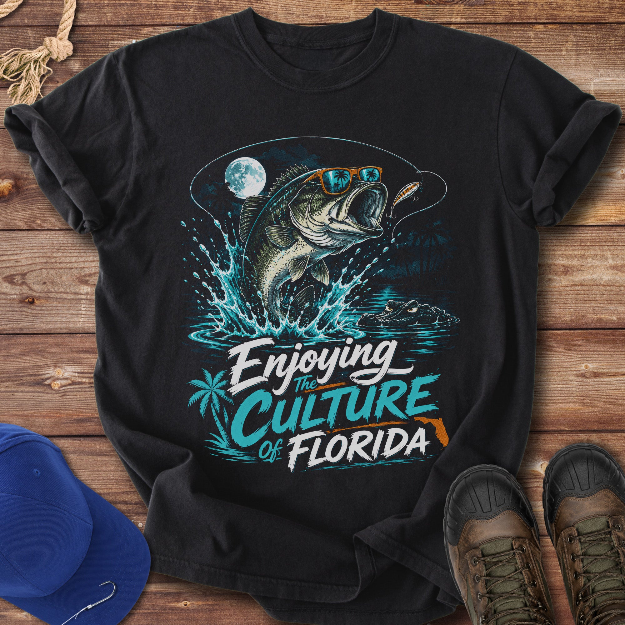 Enjoying Florida Fishing Culture T-Shirt