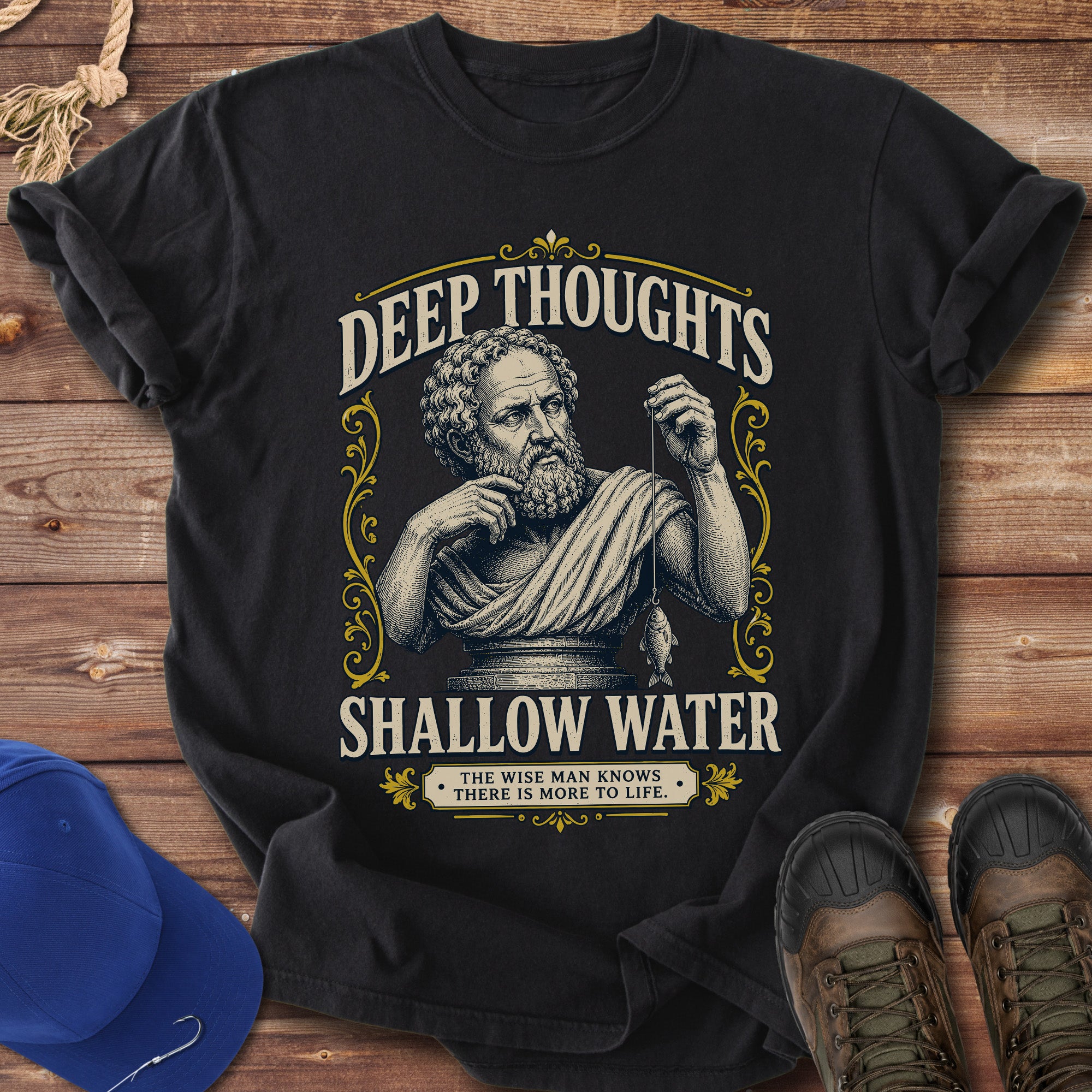 Deep Thoughts Shallow Water T-Shirt