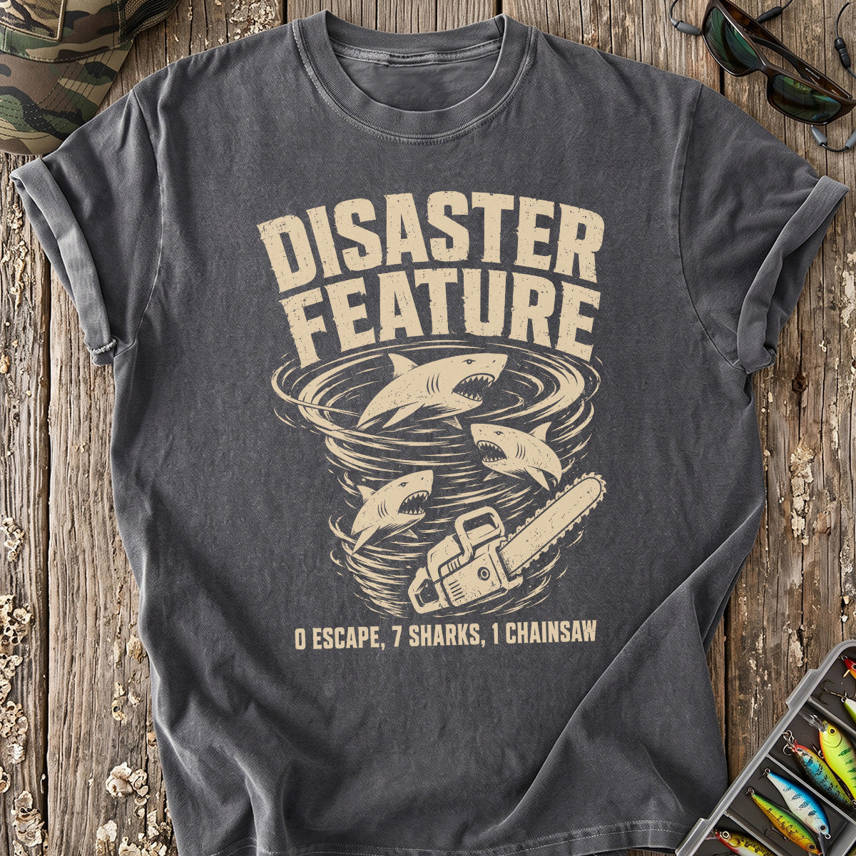 Shark Disaster Feature T-Shirt