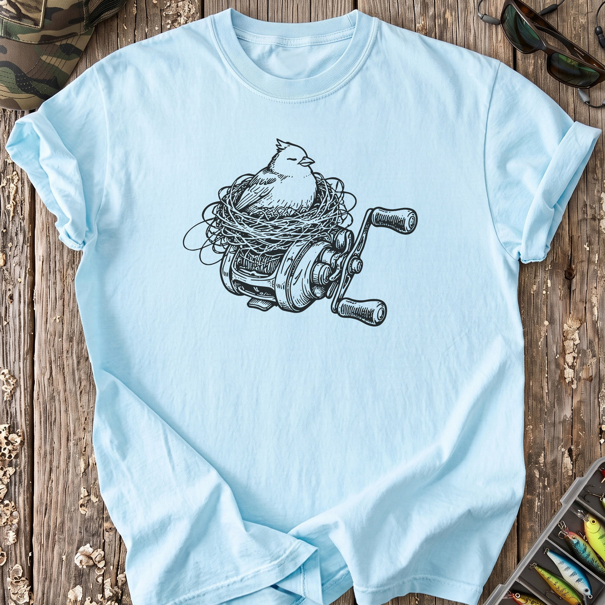 Baitcaster Bird's Nest T-Shirt