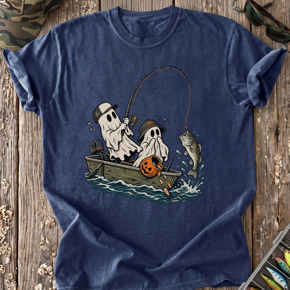 Boo Crew Gone Fishing T-Shirt