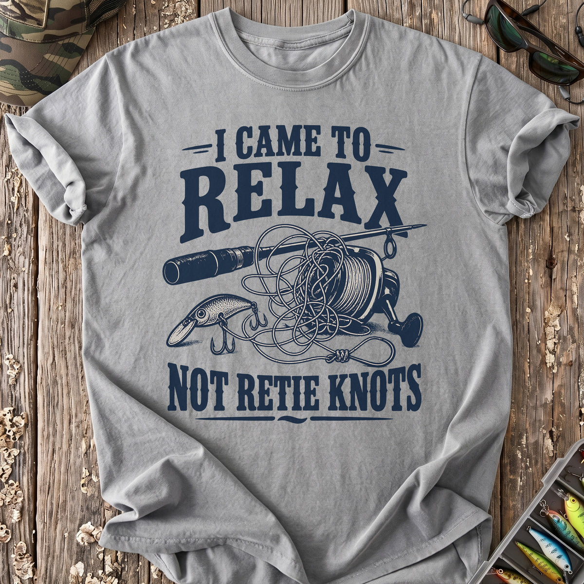 Fishing Not Retie Knots T-Shirt