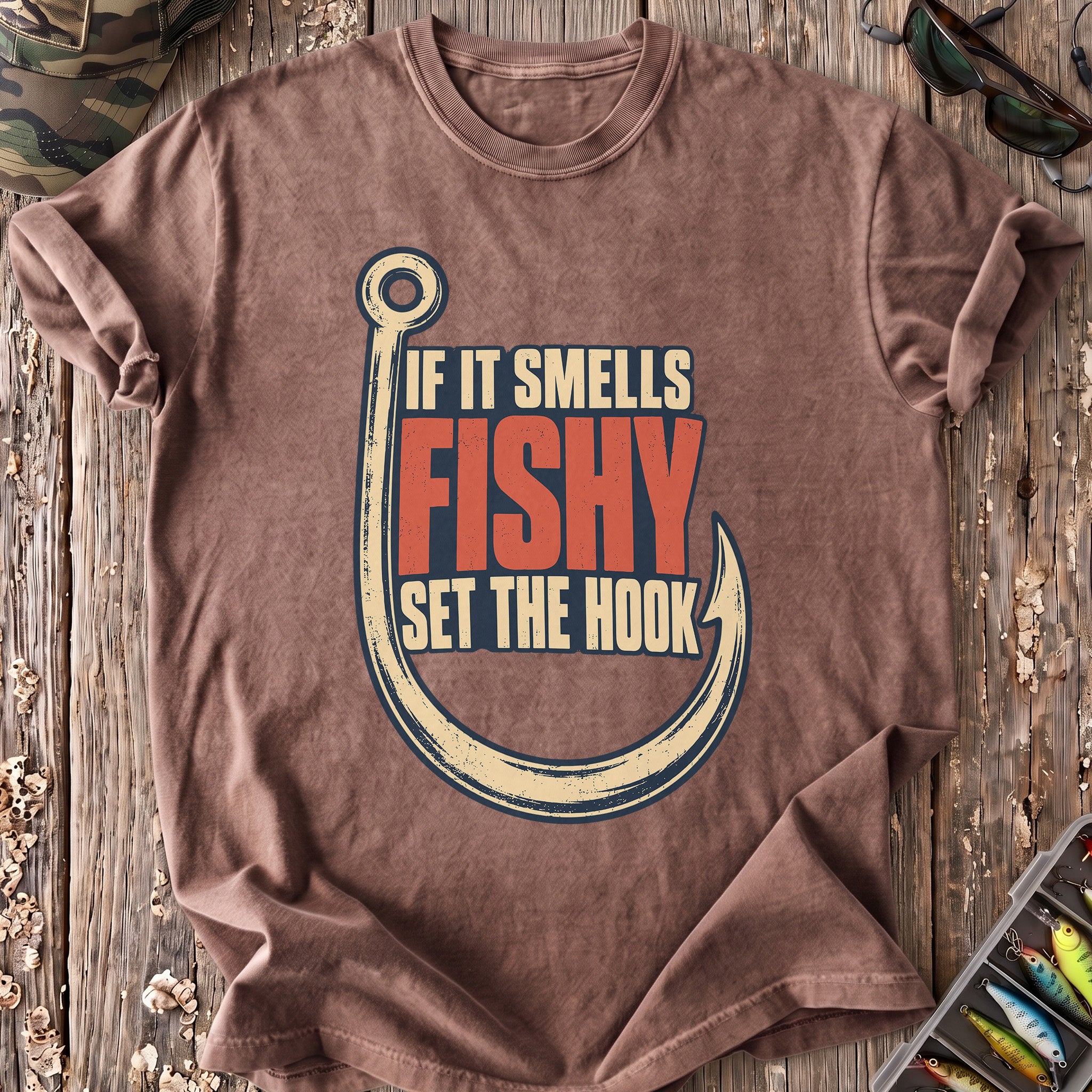 If It Smells Fishy, Set the Hook T-Shirt