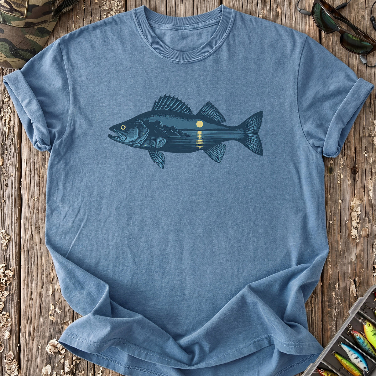 Moonlit Walleye T-Shirt