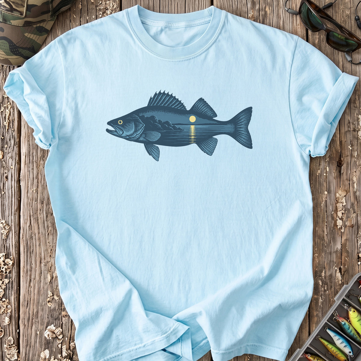 Moonlit Walleye T-Shirt