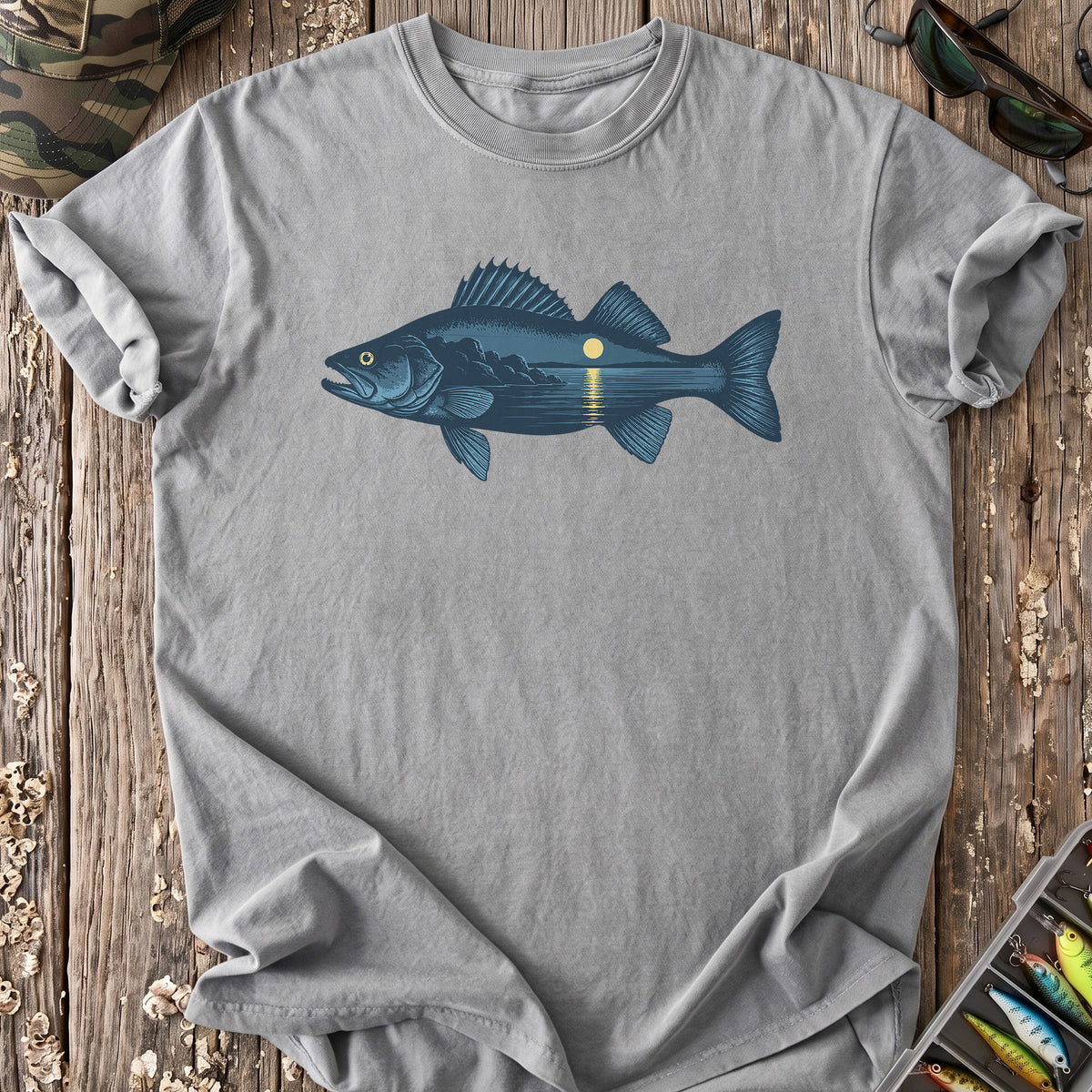 Moonlit Walleye T-Shirt
