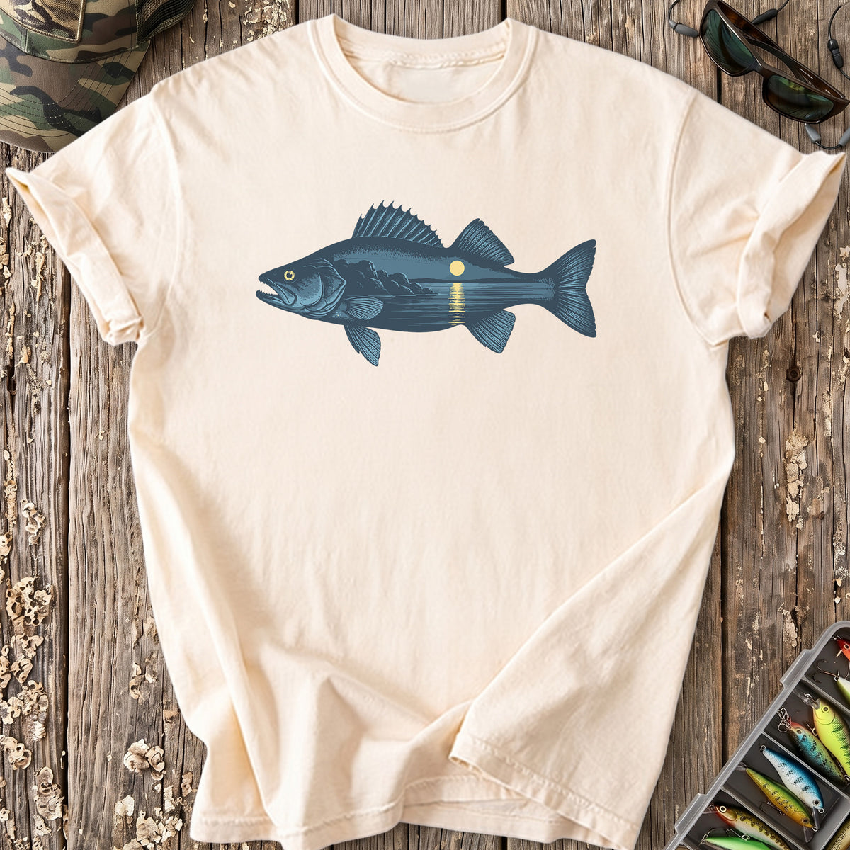 Moonlit Walleye T-Shirt