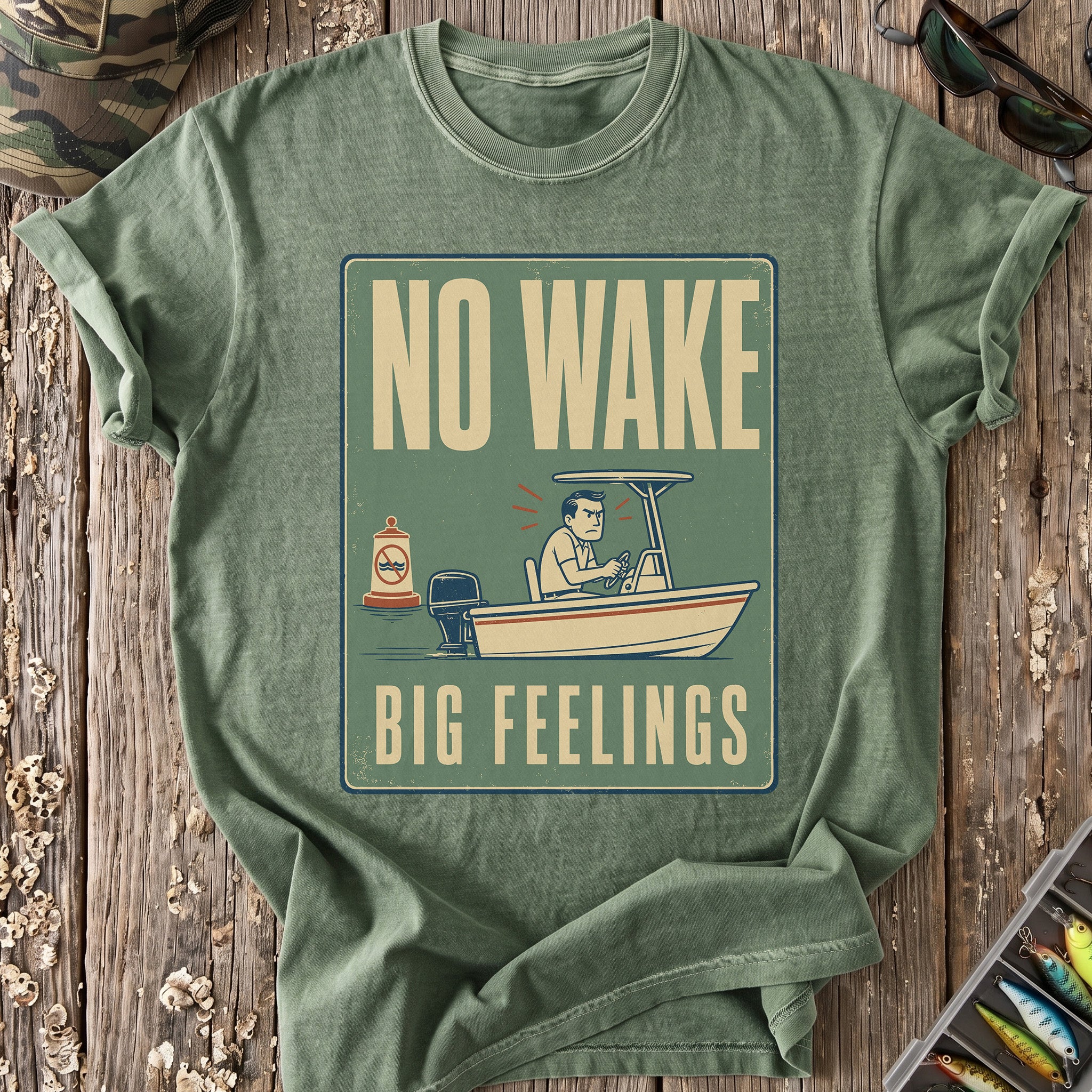 No Wake, Big Feelings T-Shirt