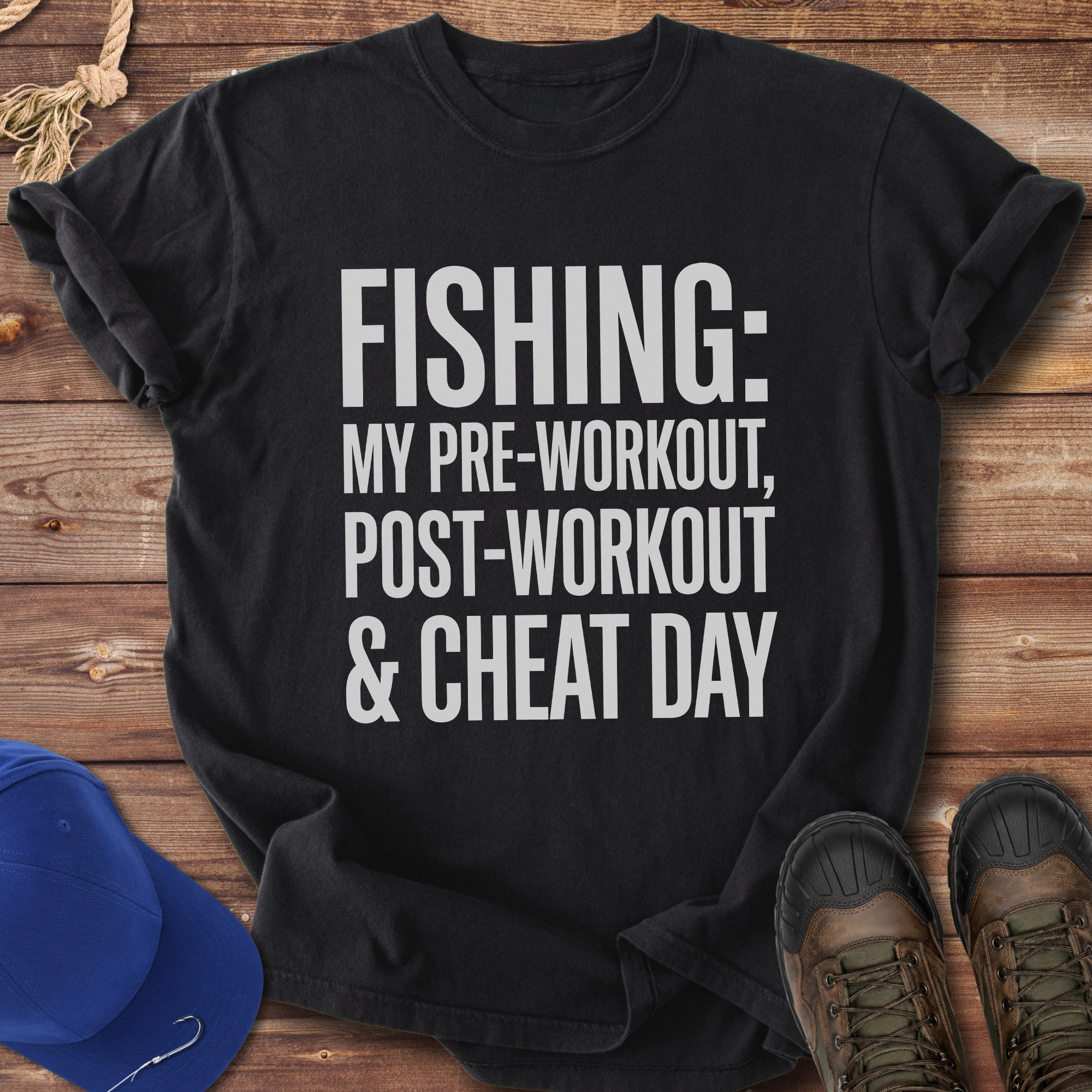 Fishing Is My Workout Plan T-Shirt