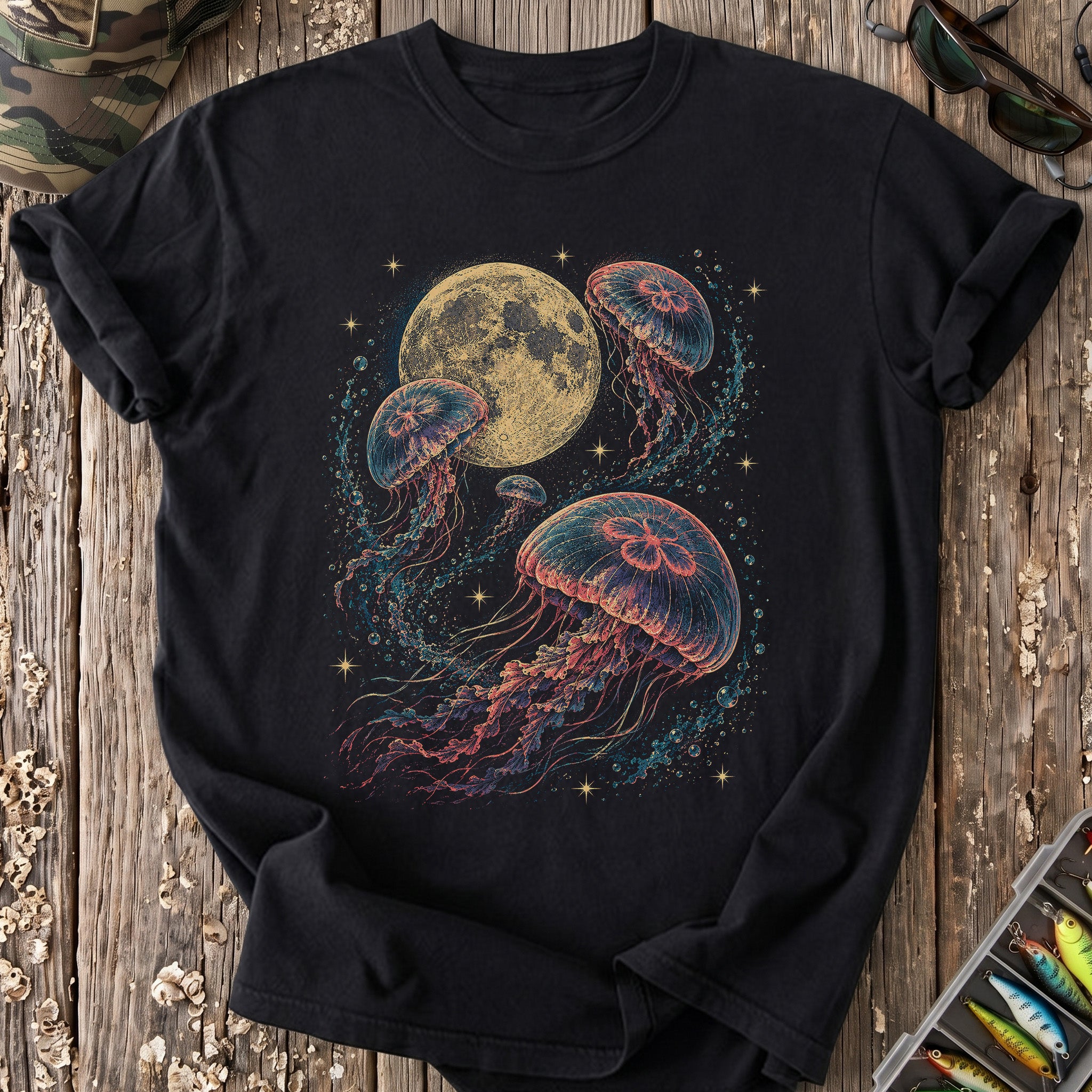 Celestial Jellyfish Drift T-Shirt