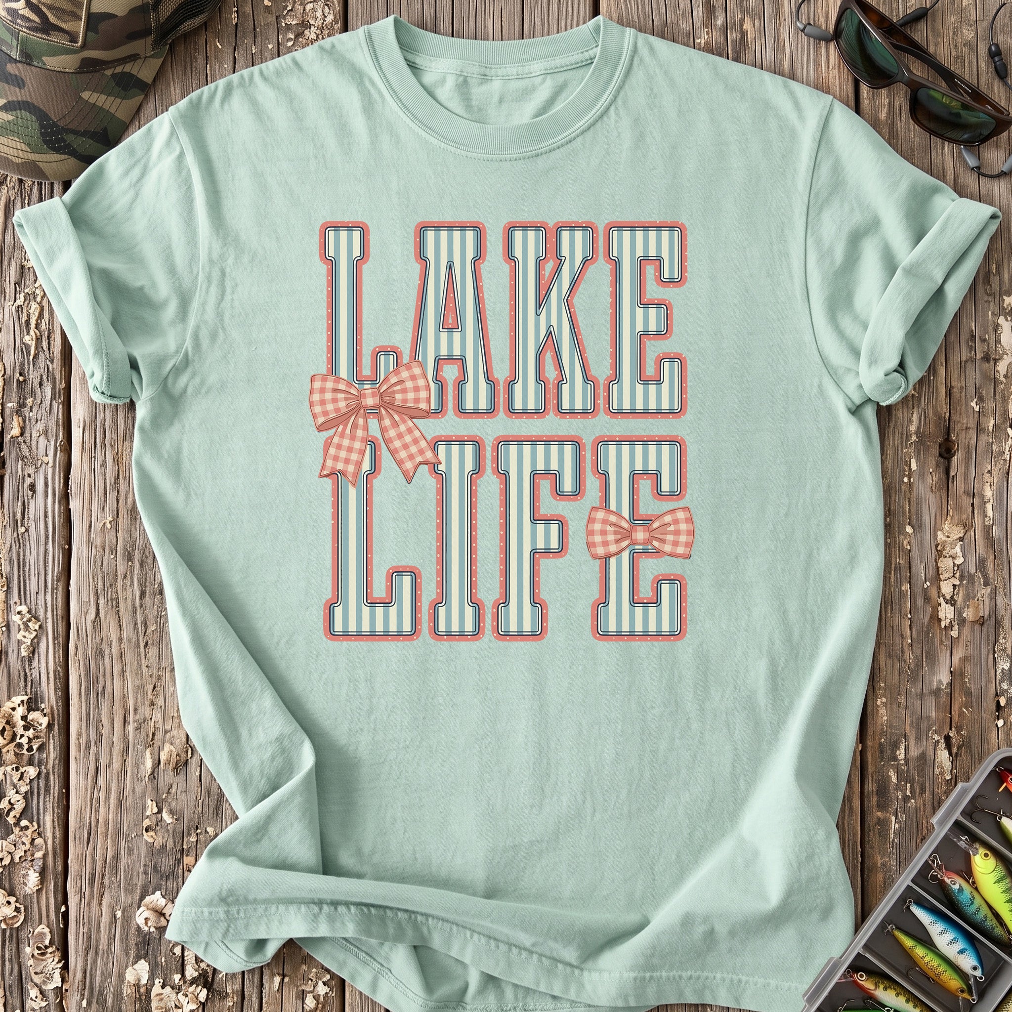 Bow-Tied Lake Life T-Shirt