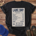 Lake Day Receipt T-Shirt