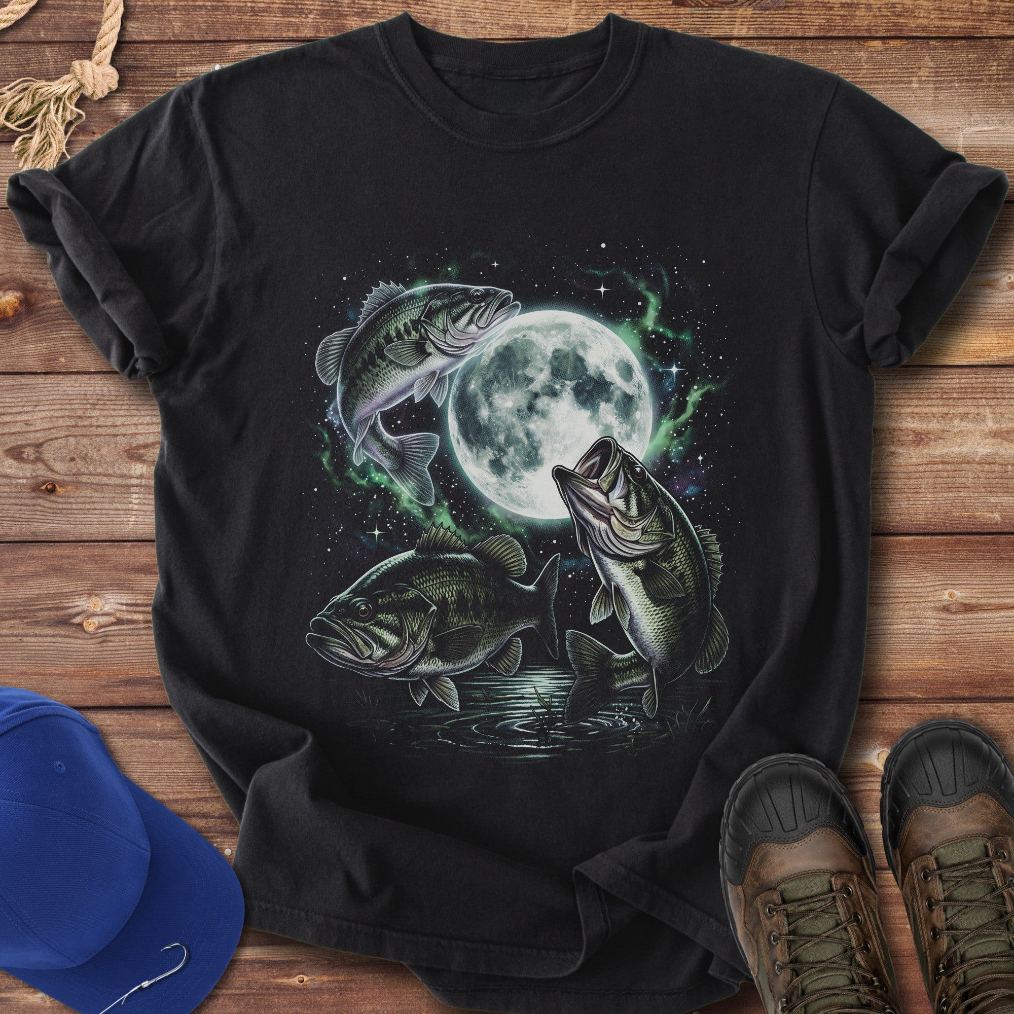 Moonlit Largemouth Bass T-Shirt