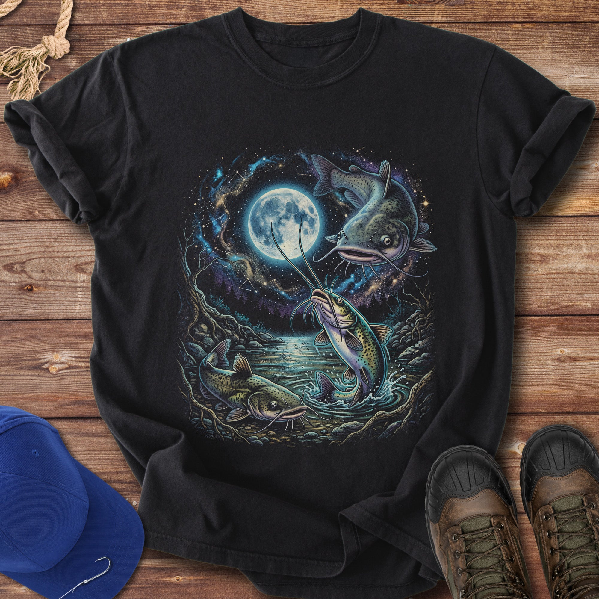 Moonlit Catfish T-Shirt