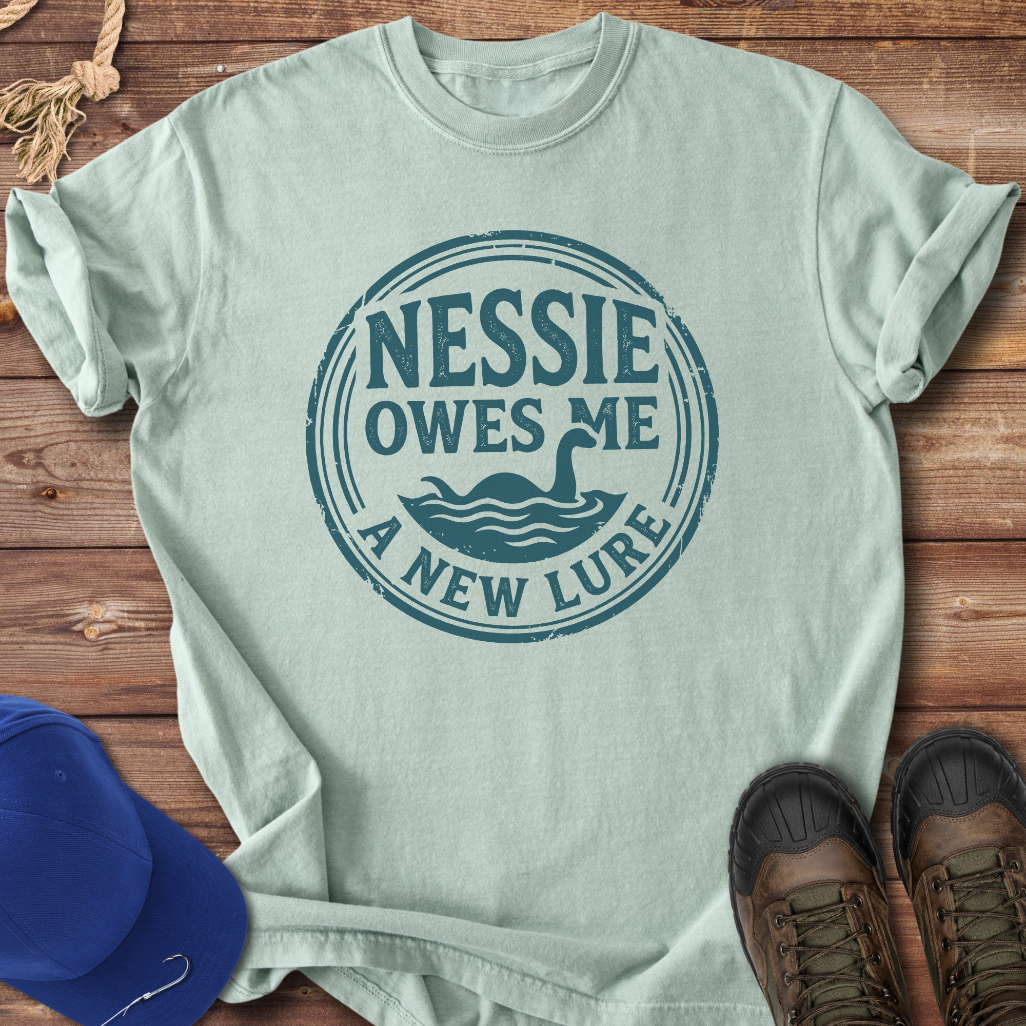 Nessie Owes Me A New Lure T-Shirt