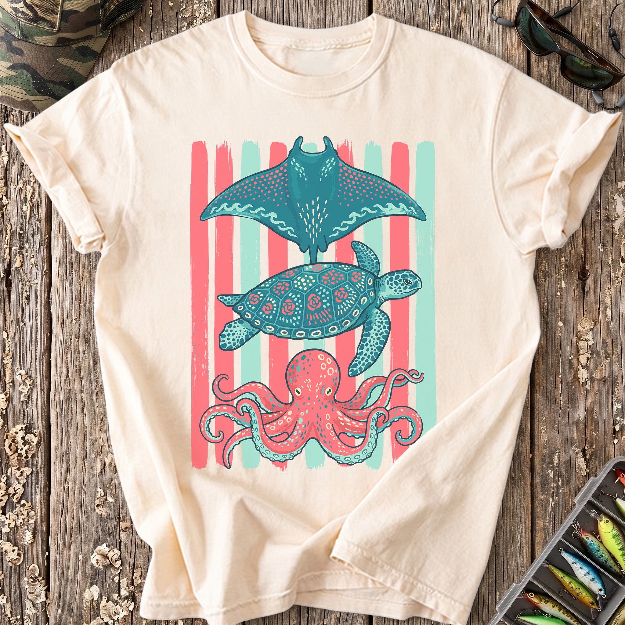Ocean Motion Trio T-Shirt