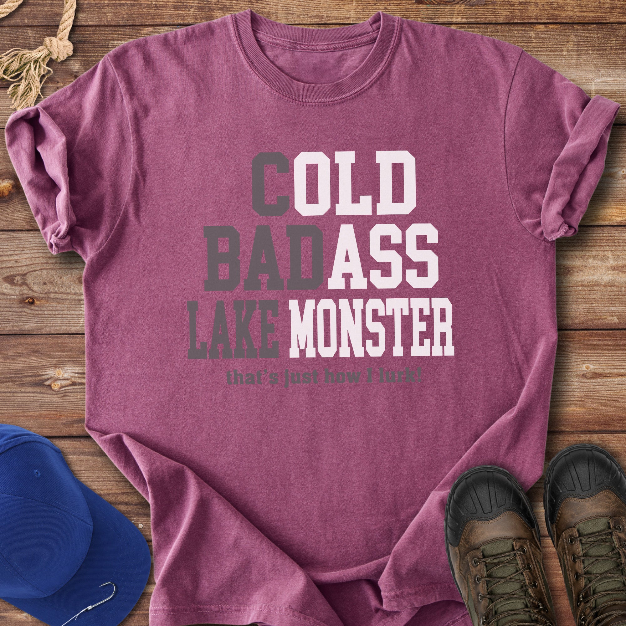 Cold Badass Lake Monster T-Shirt