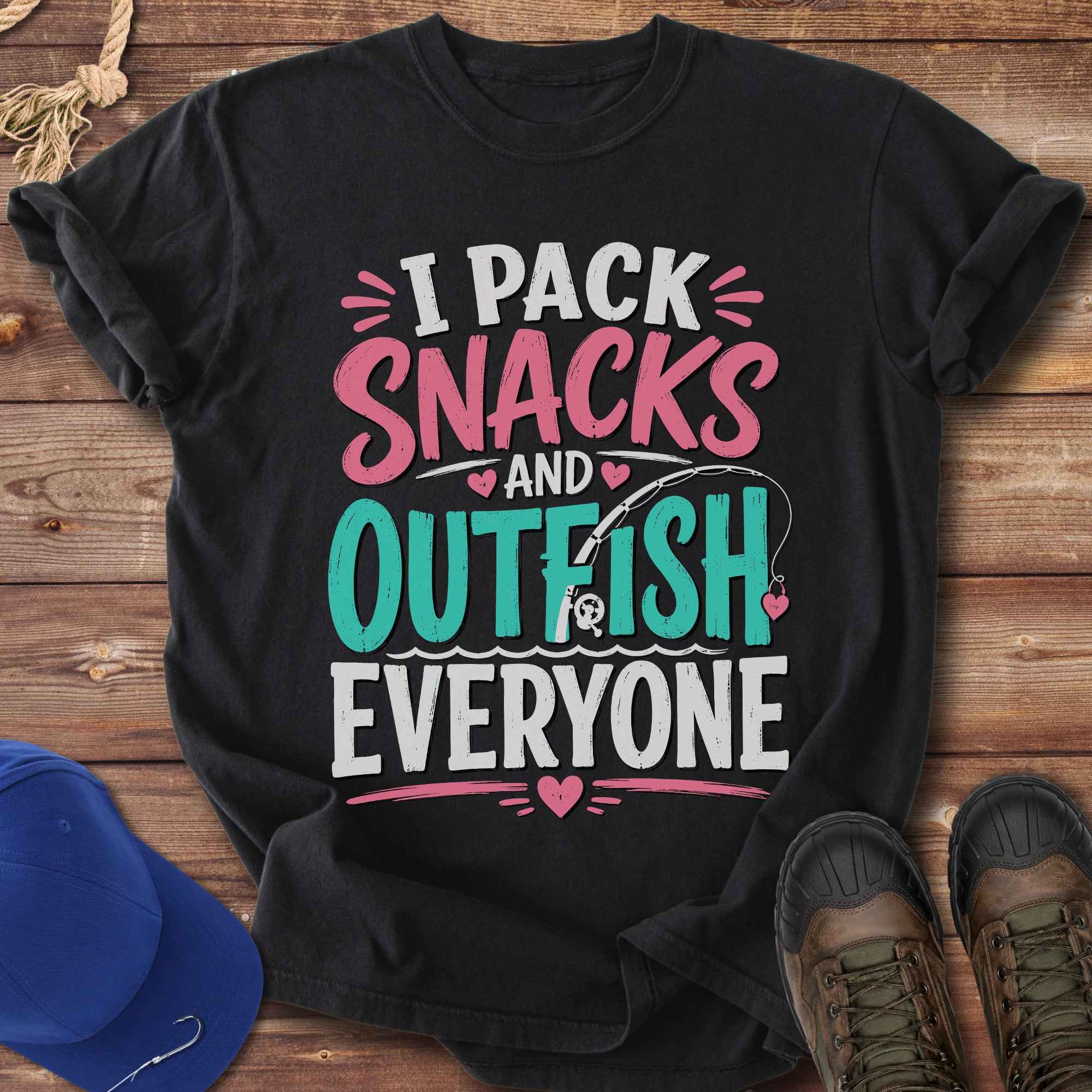 I Pack Snacks and Outfish Everyone T-Shirt