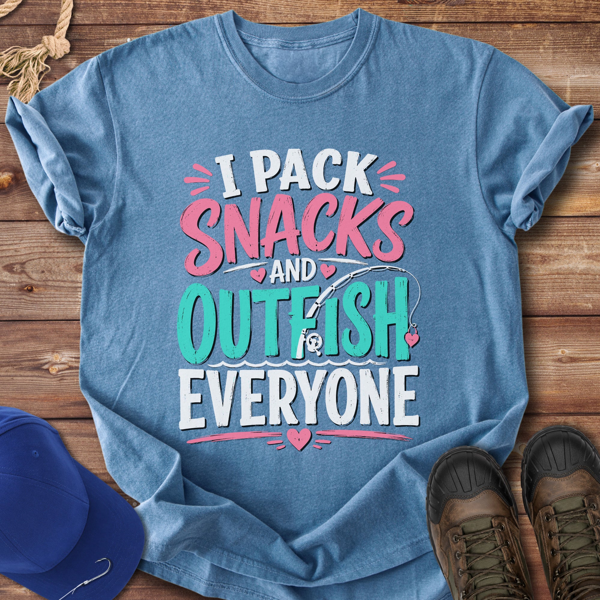I Pack Snacks and Outfish Everyone T-Shirt