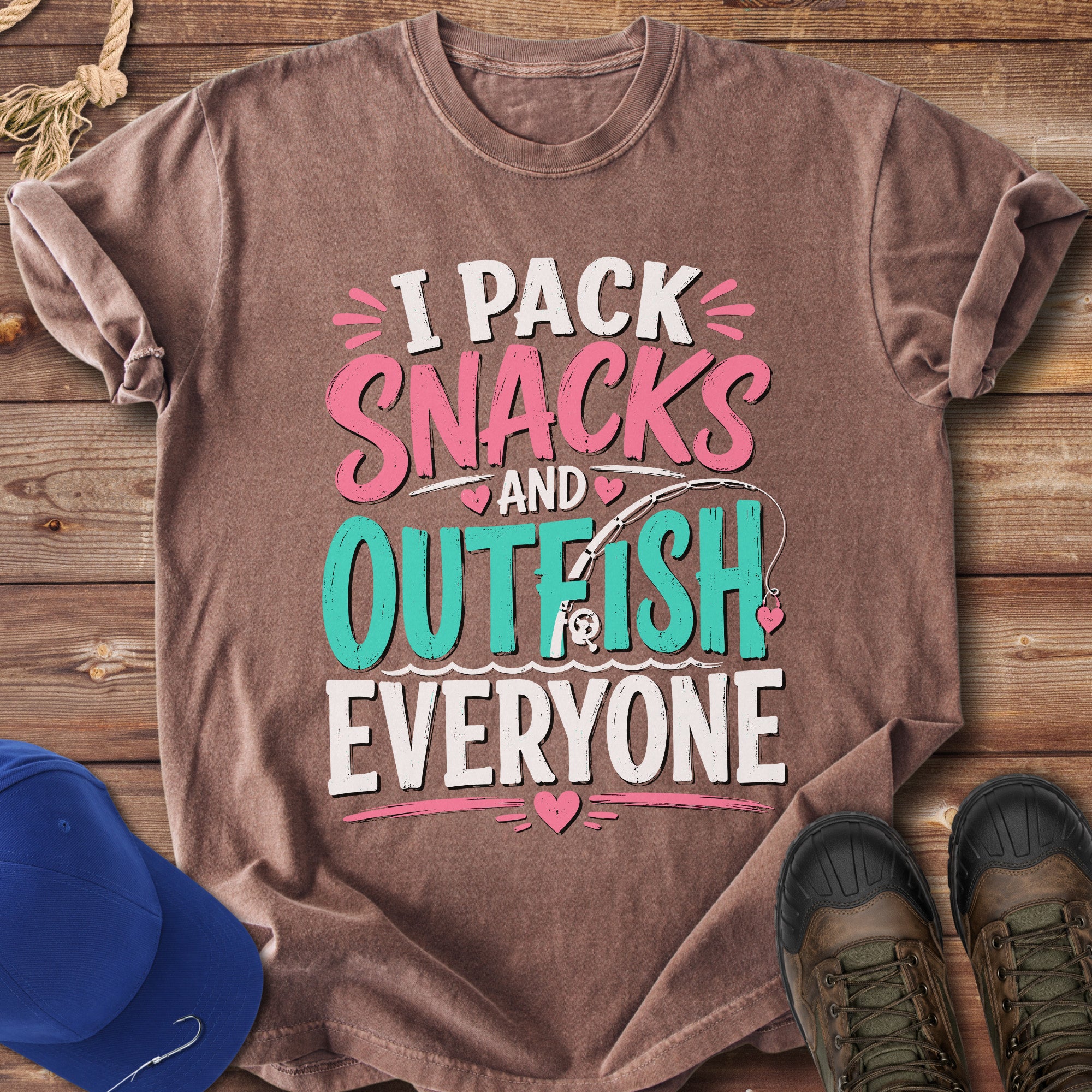 I Pack Snacks and Outfish Everyone T-Shirt