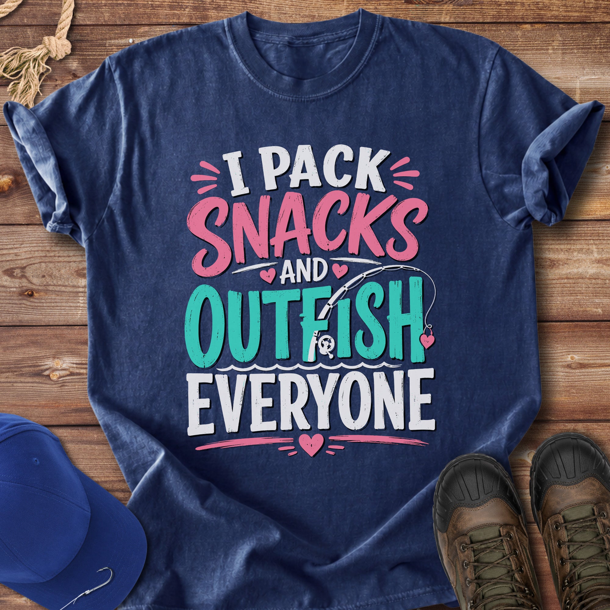 I Pack Snacks and Outfish Everyone T-Shirt