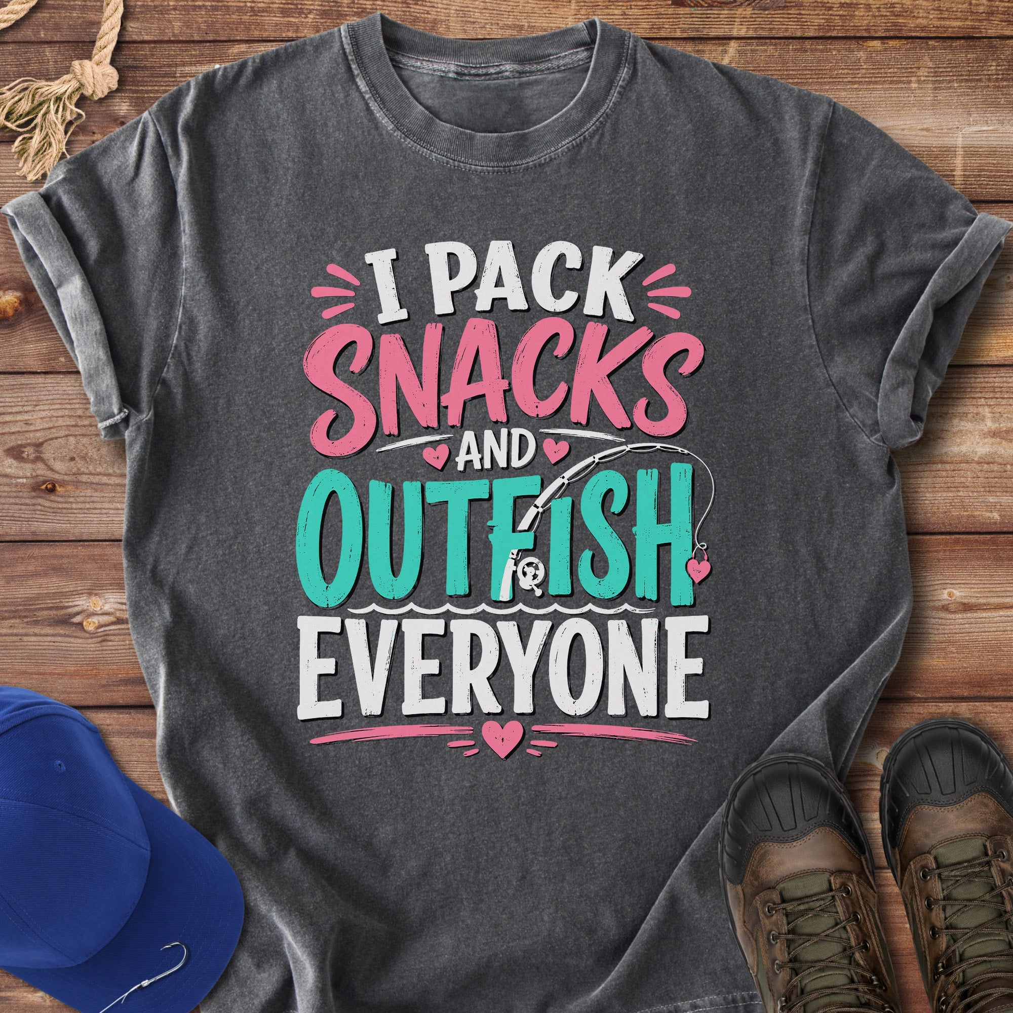 I Pack Snacks and Outfish Everyone T-Shirt