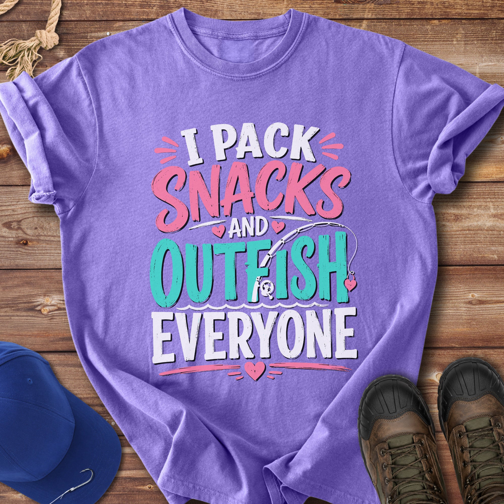 I Pack Snacks and Outfish Everyone T-Shirt