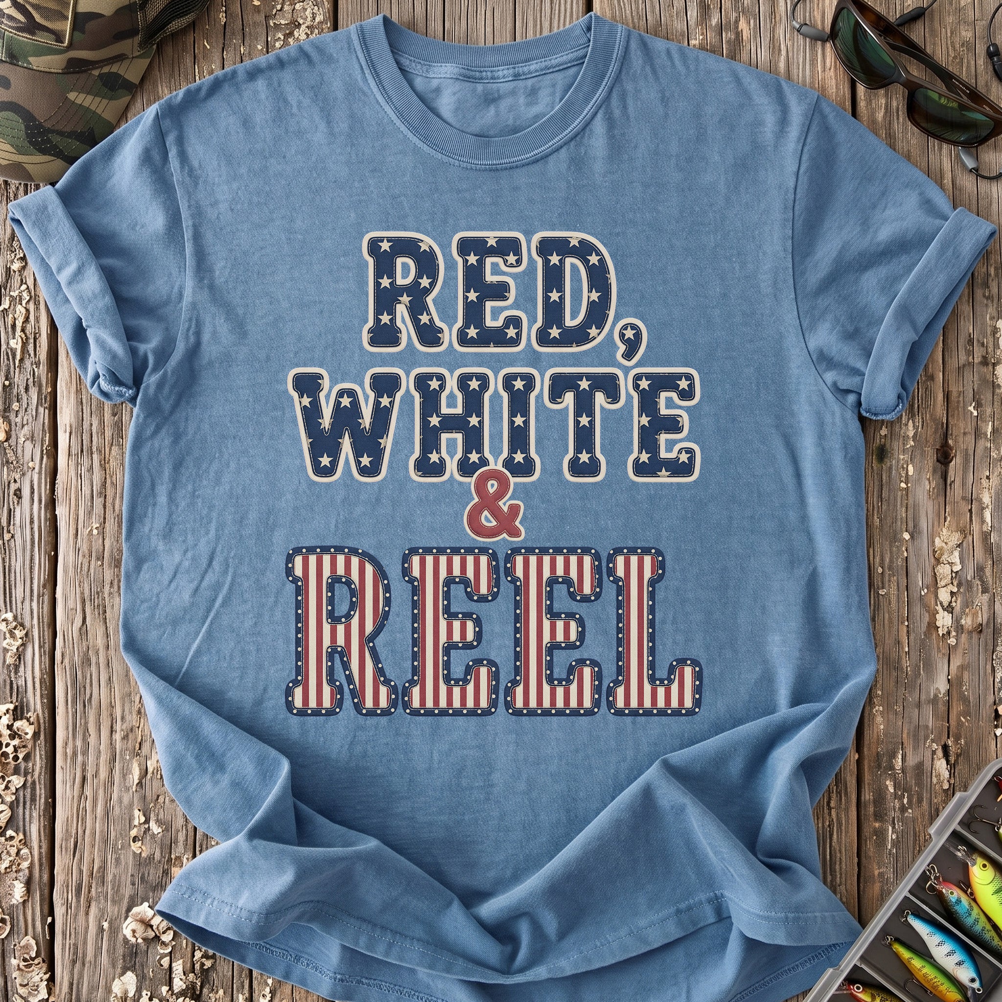 Red, White & Reel T-Shirt