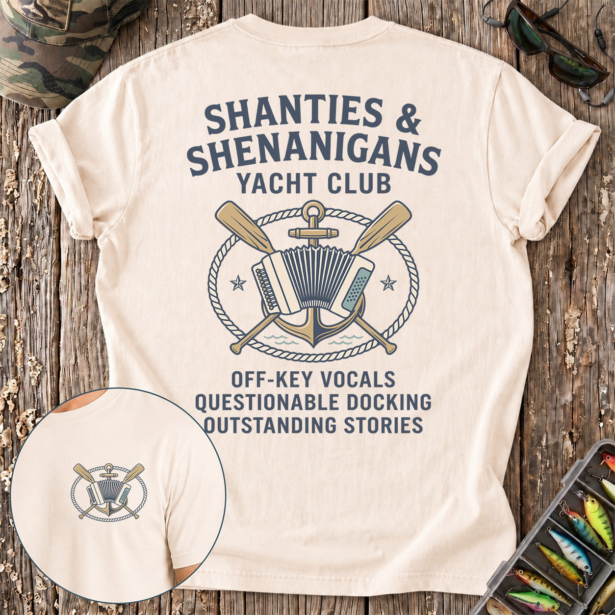 Shanties & Shenanigans Yacht Club T-Shirt