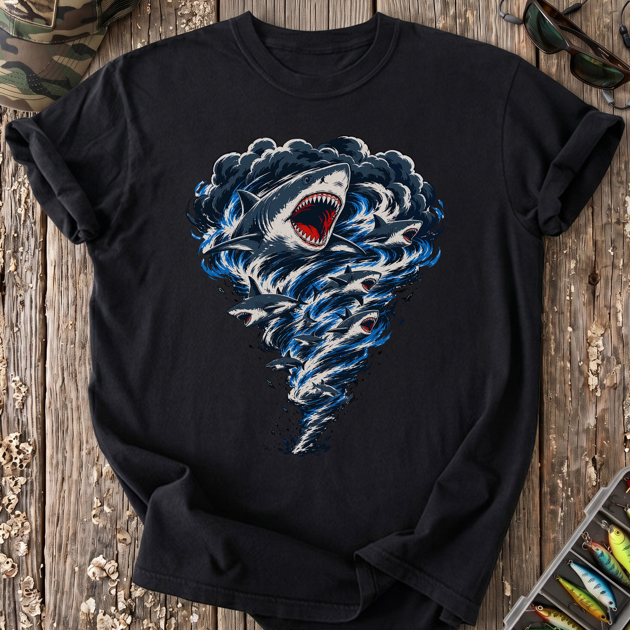 Shark Tornado Warning T-Shirt