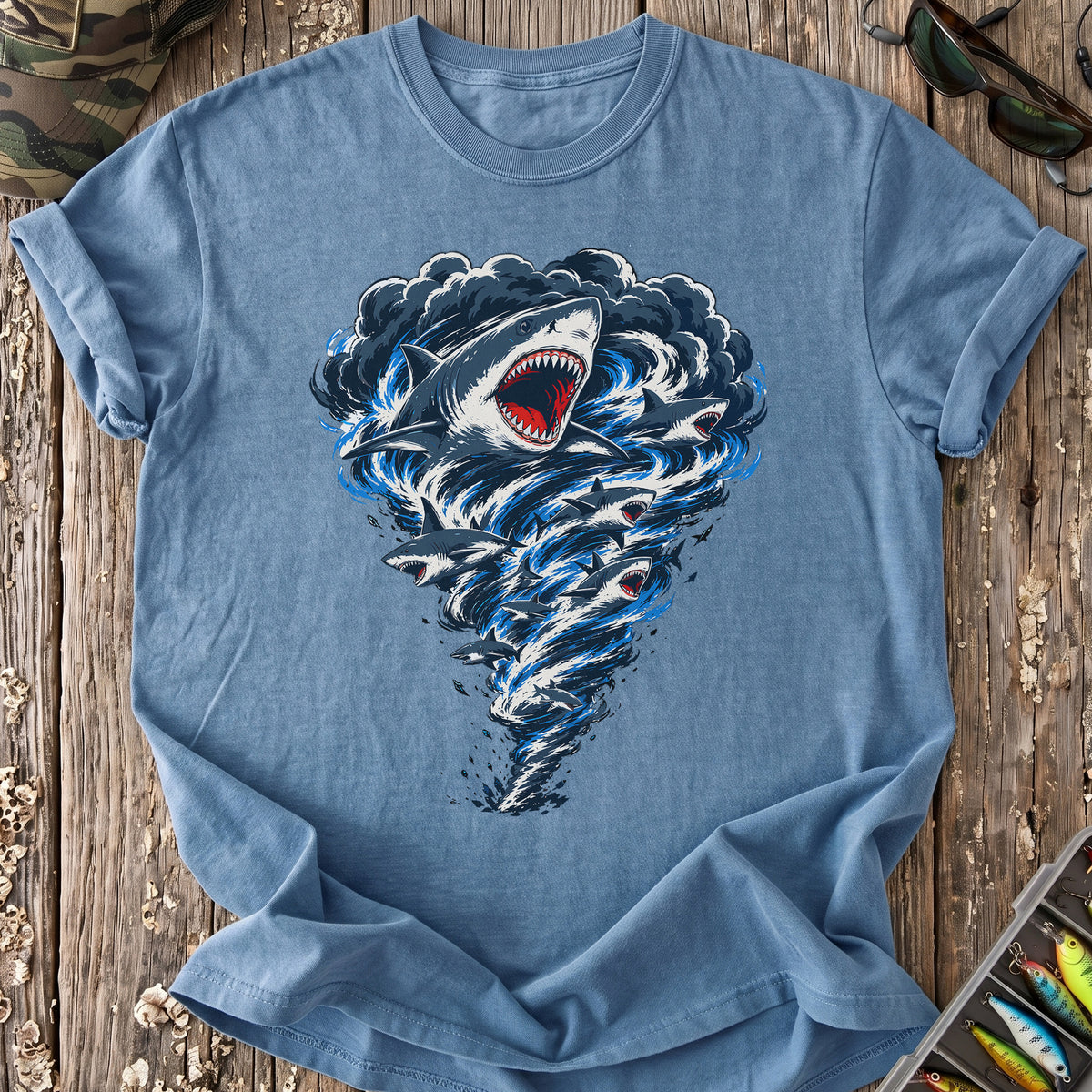 Shark Tornado Warning T-Shirt