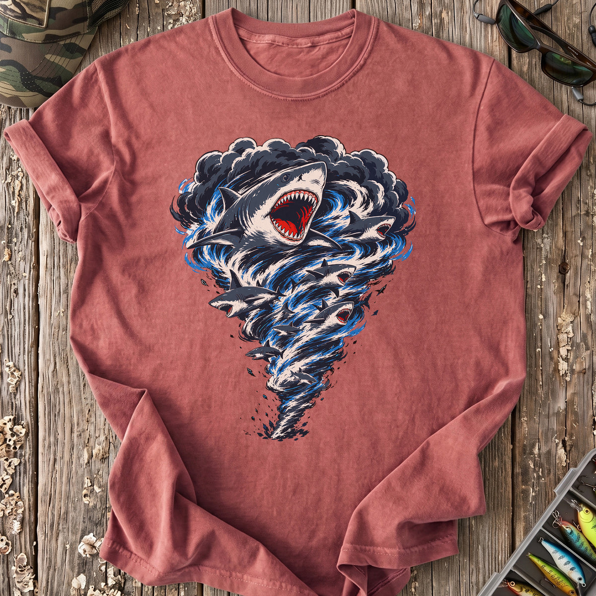Shark Tornado Warning T-Shirt