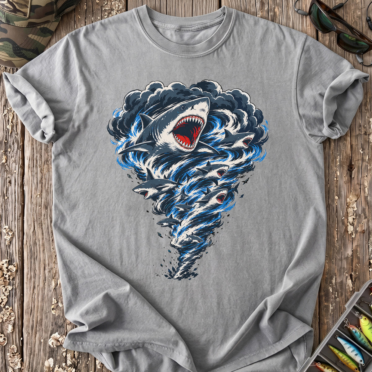Shark Tornado Warning T-Shirt