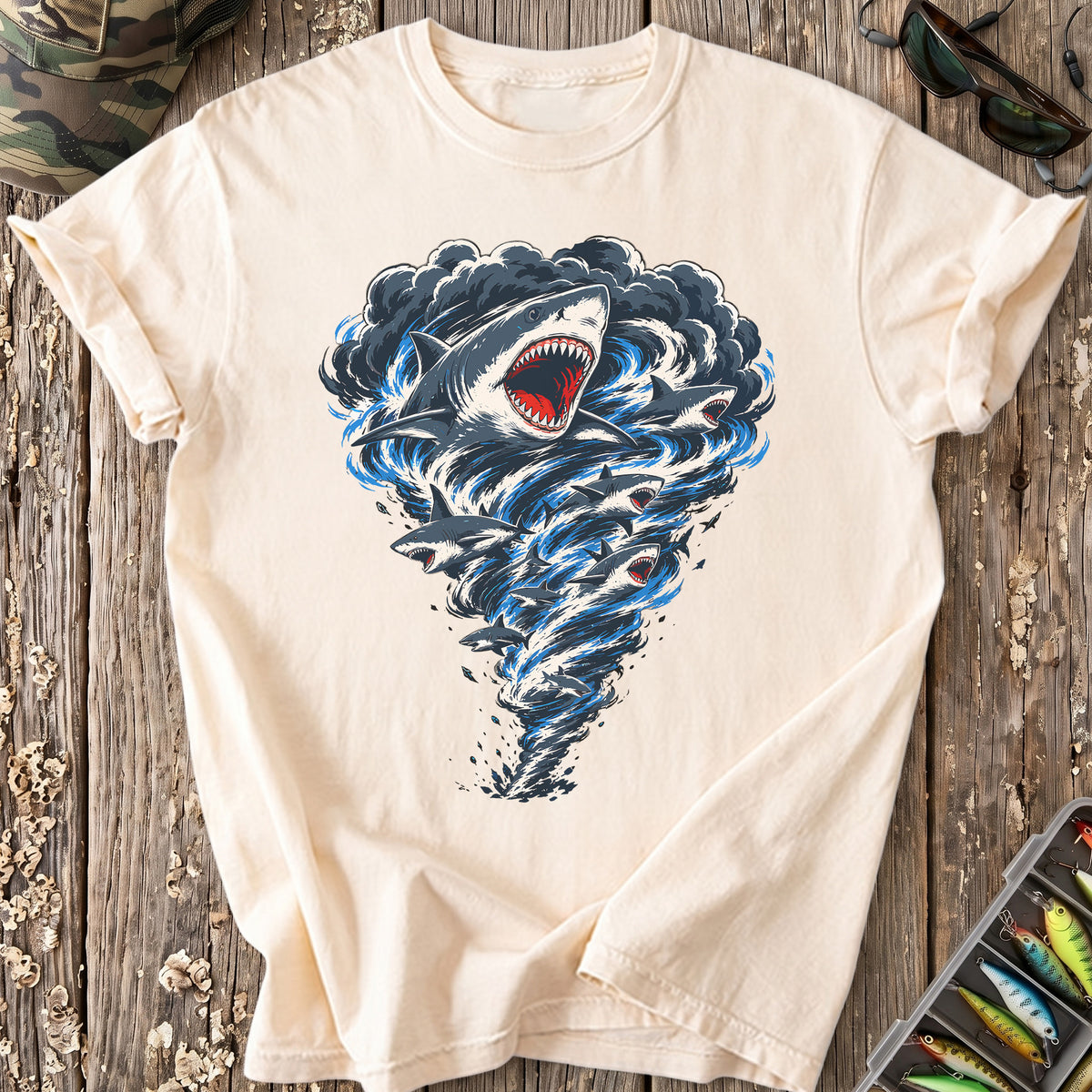 Shark Tornado Warning T-Shirt