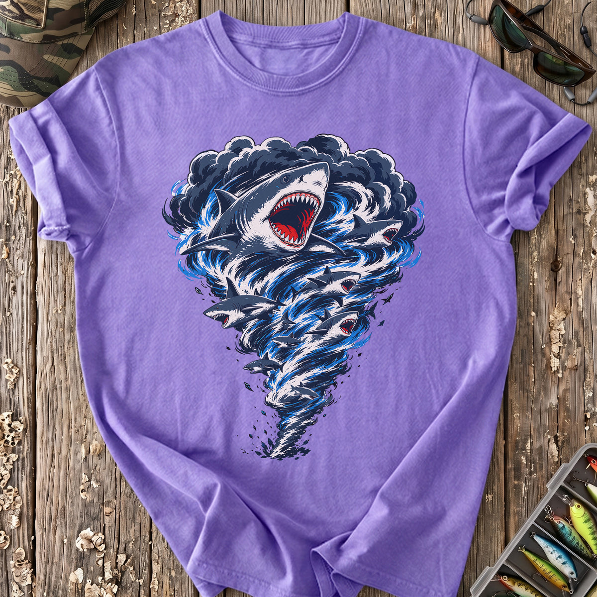 Shark Tornado Warning T-Shirt