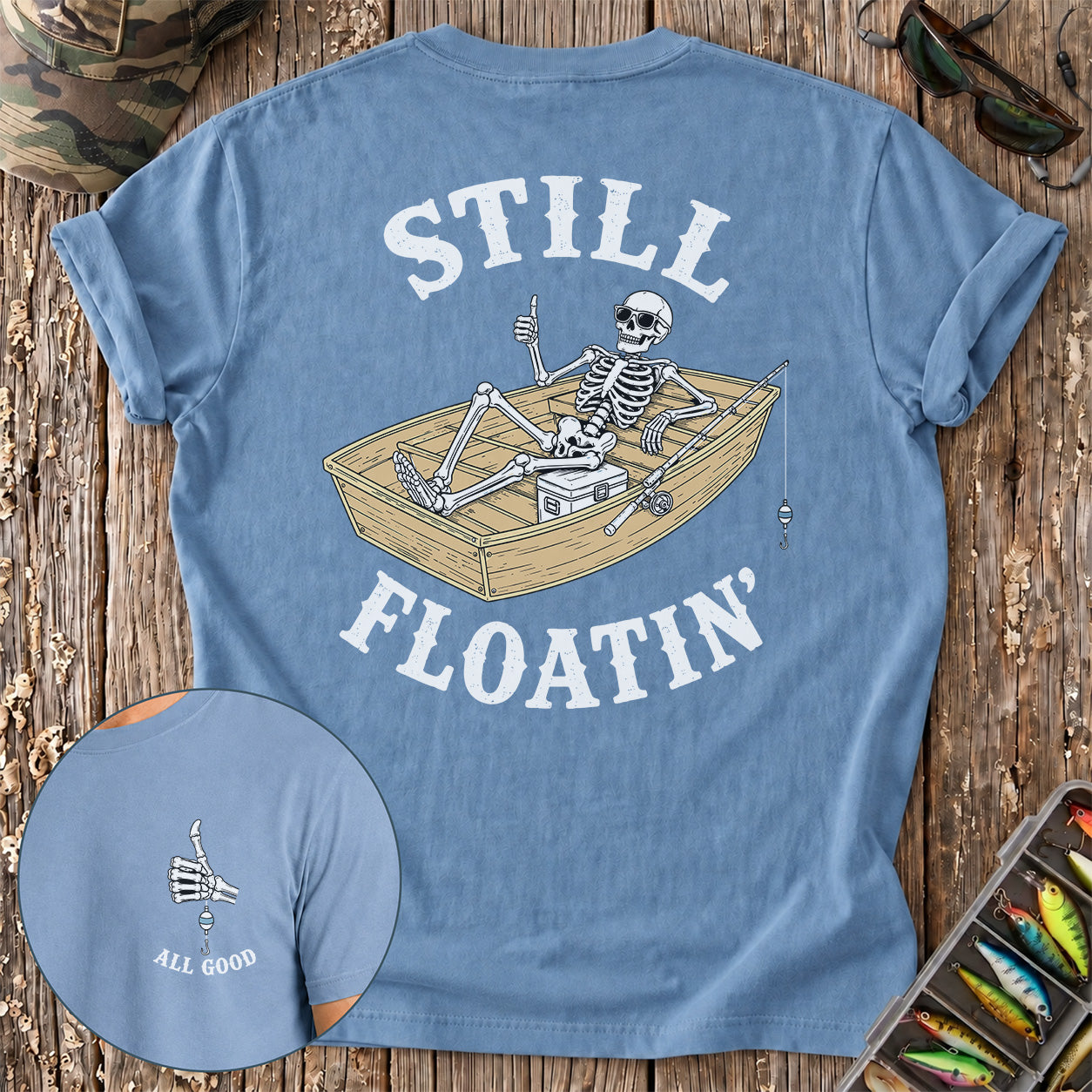 Still Floatin’ to the Bone T-Shirt