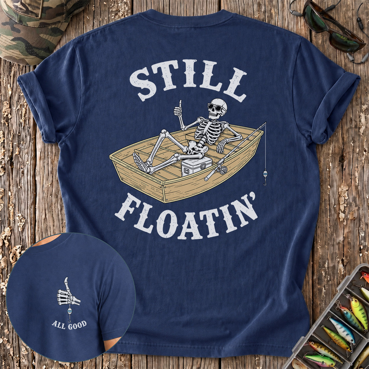 Still Floatin’ to the Bone T-Shirt