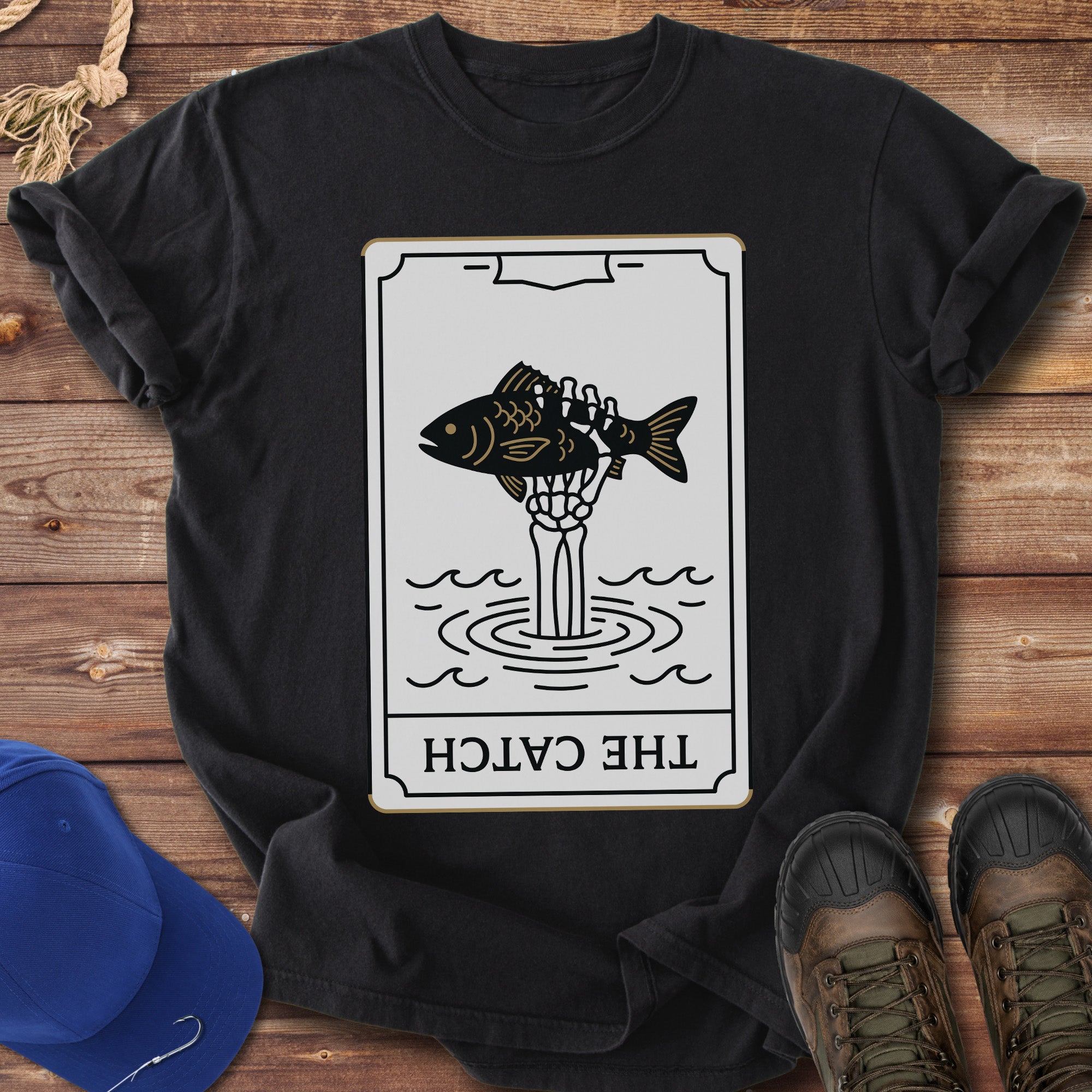The Catch Fishing Tarot T-Shirt