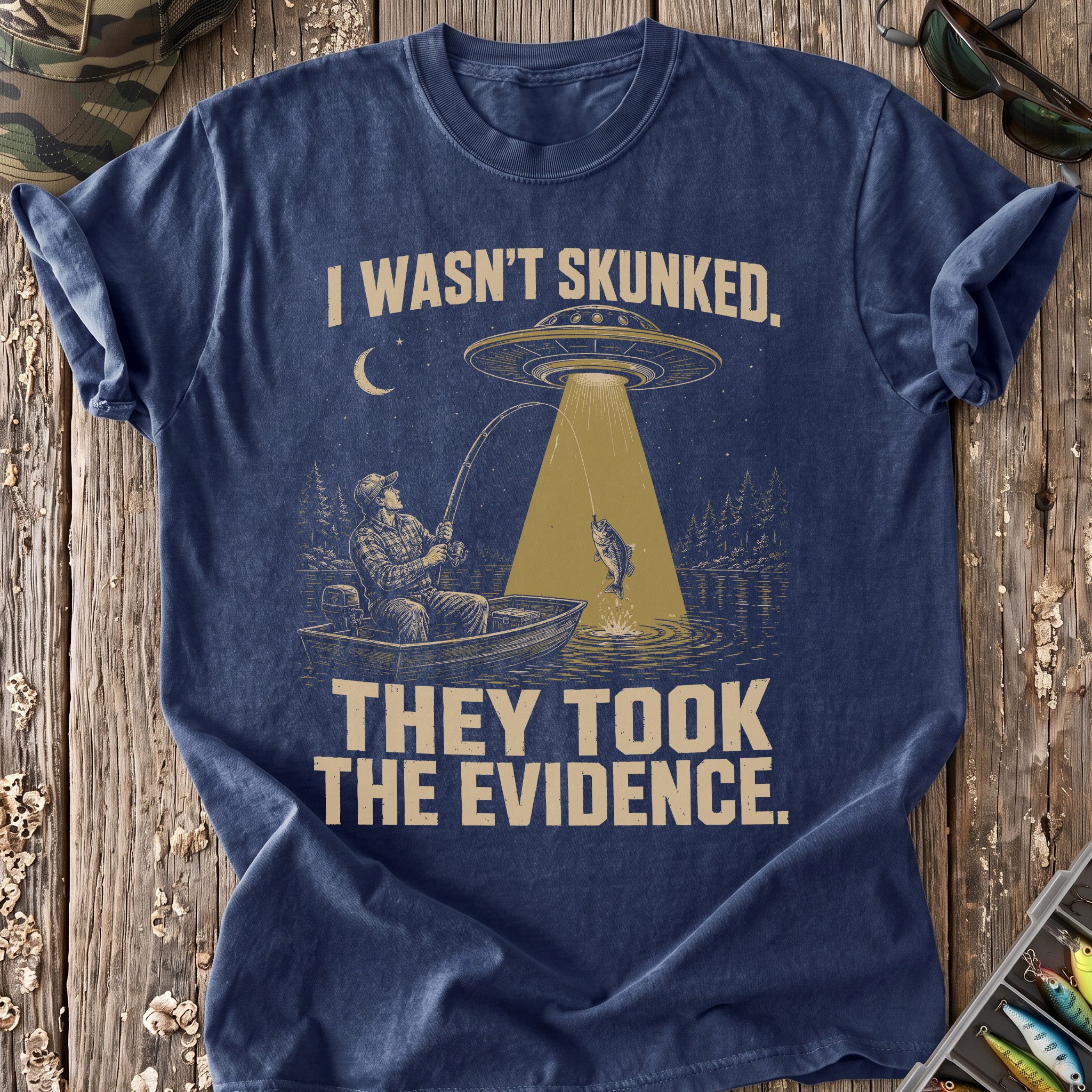 UFO Took My Fishing Evidence T-Shirt