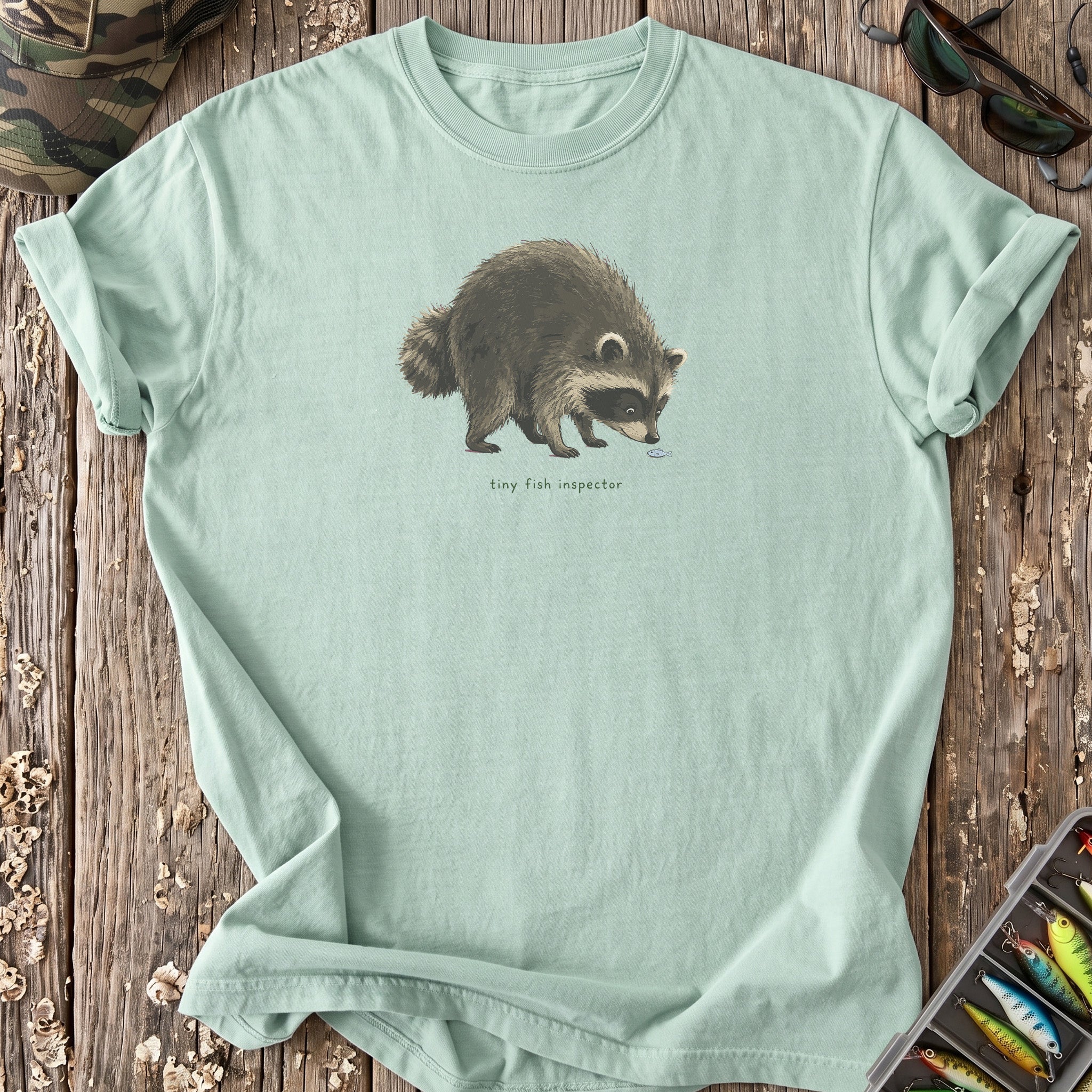 Jimothy Tiny Fish Inspector T-Shirt