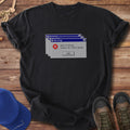 PC Warning Gone Fishing T-Shirt