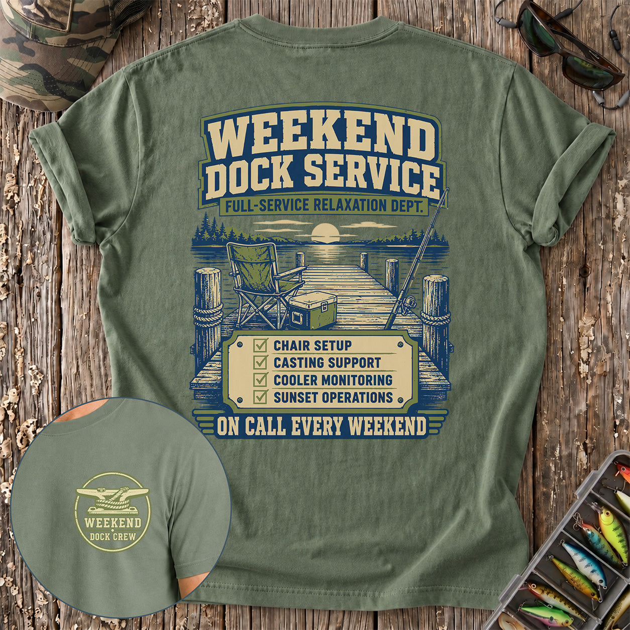 Weekend Dock Crew T-Shirt
