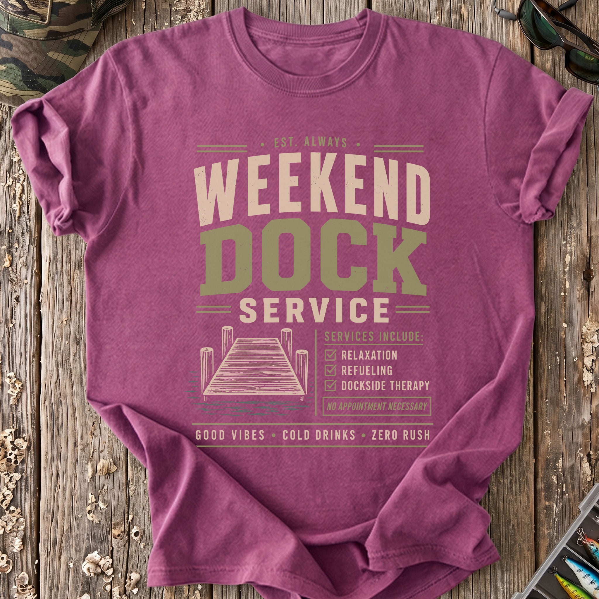 Weekend Dock Service T-Shirt